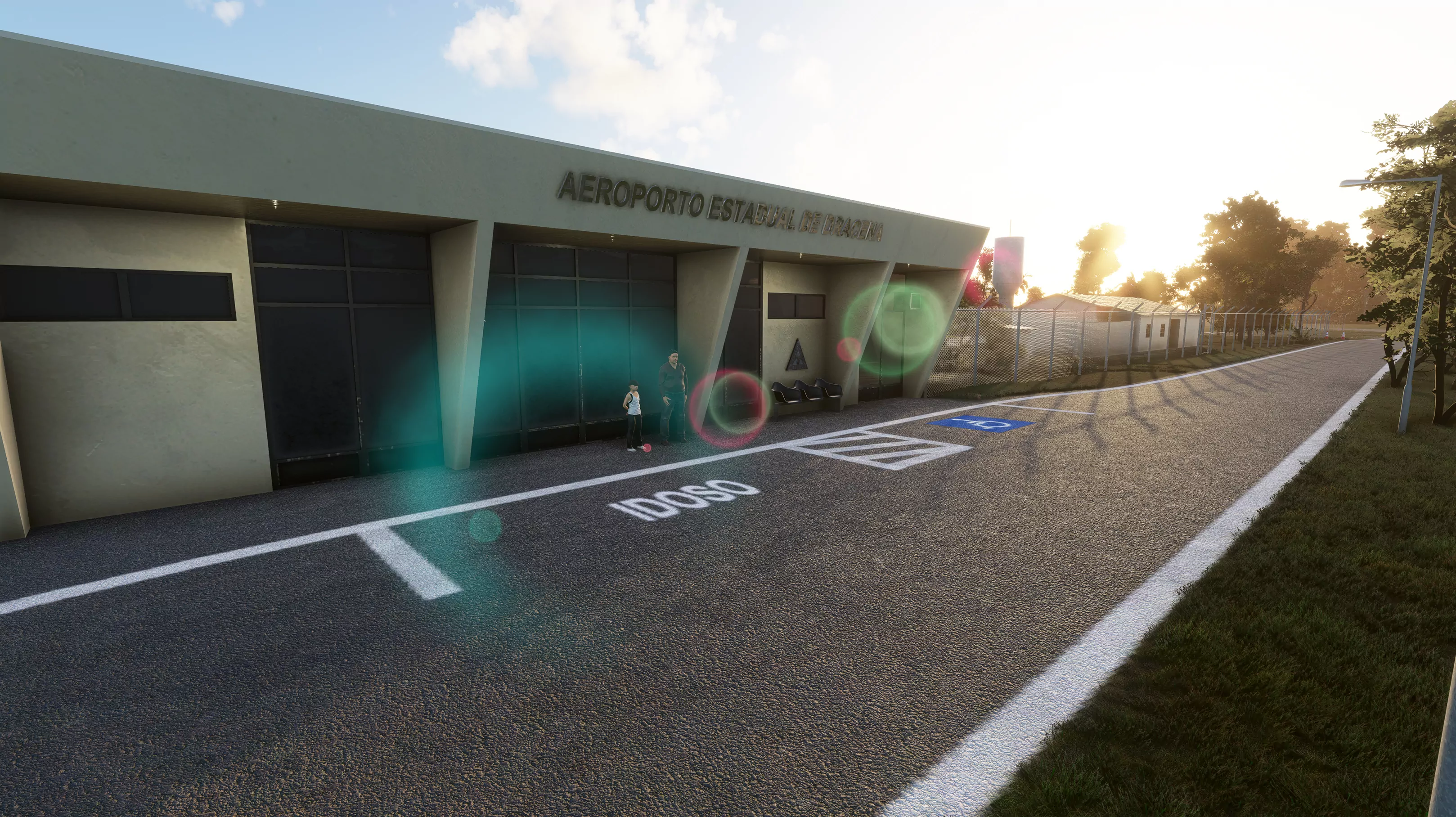 Аэропорт SDDR ( Драсена, Бразилия )