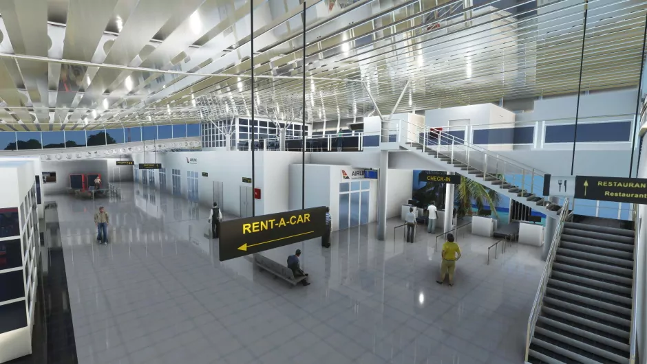 Аэропорт FQVL ( Виланкуло, Мозамбик )