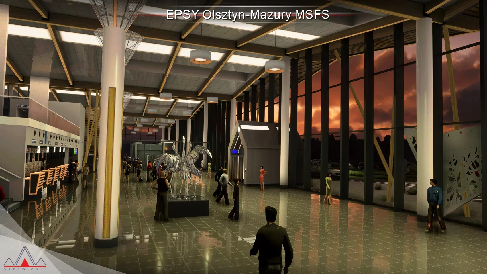 Аэропорт EPSY ( Шиманы, Польша )