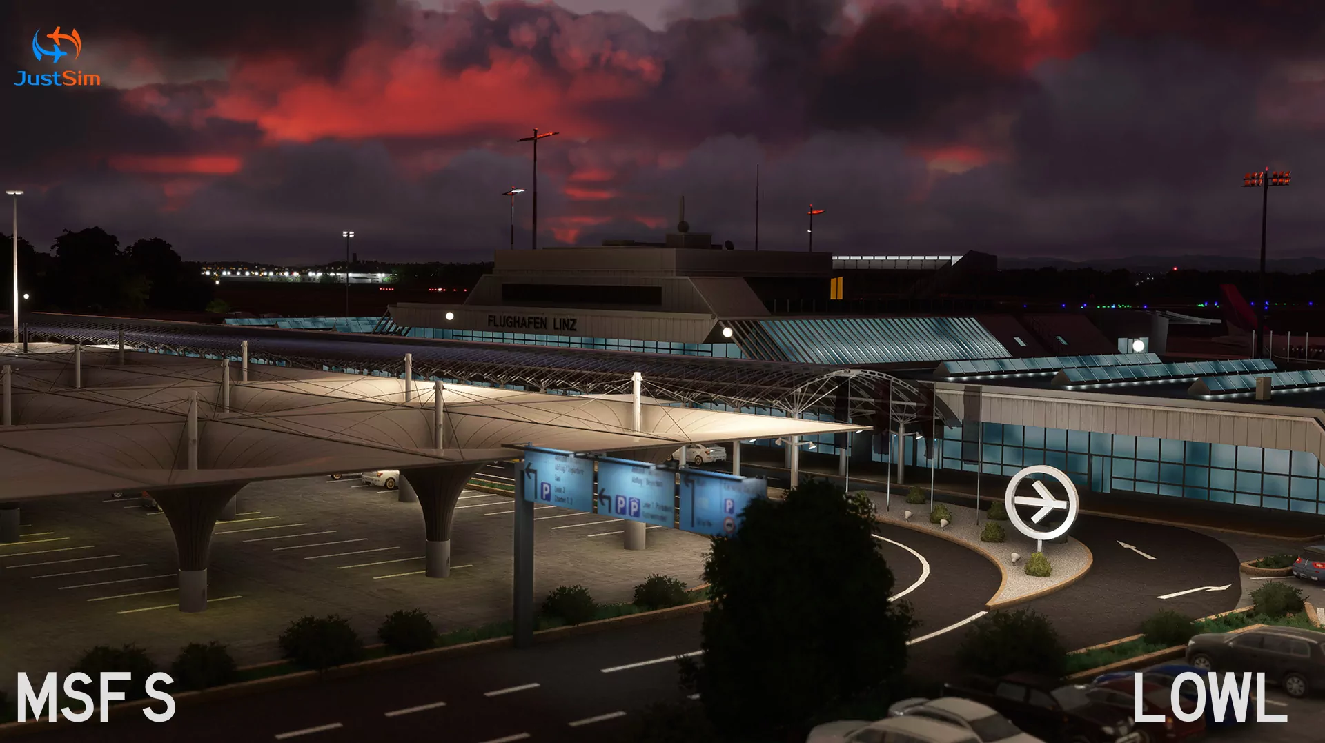 Аэропорт LOWL ( Линц, Австрия )