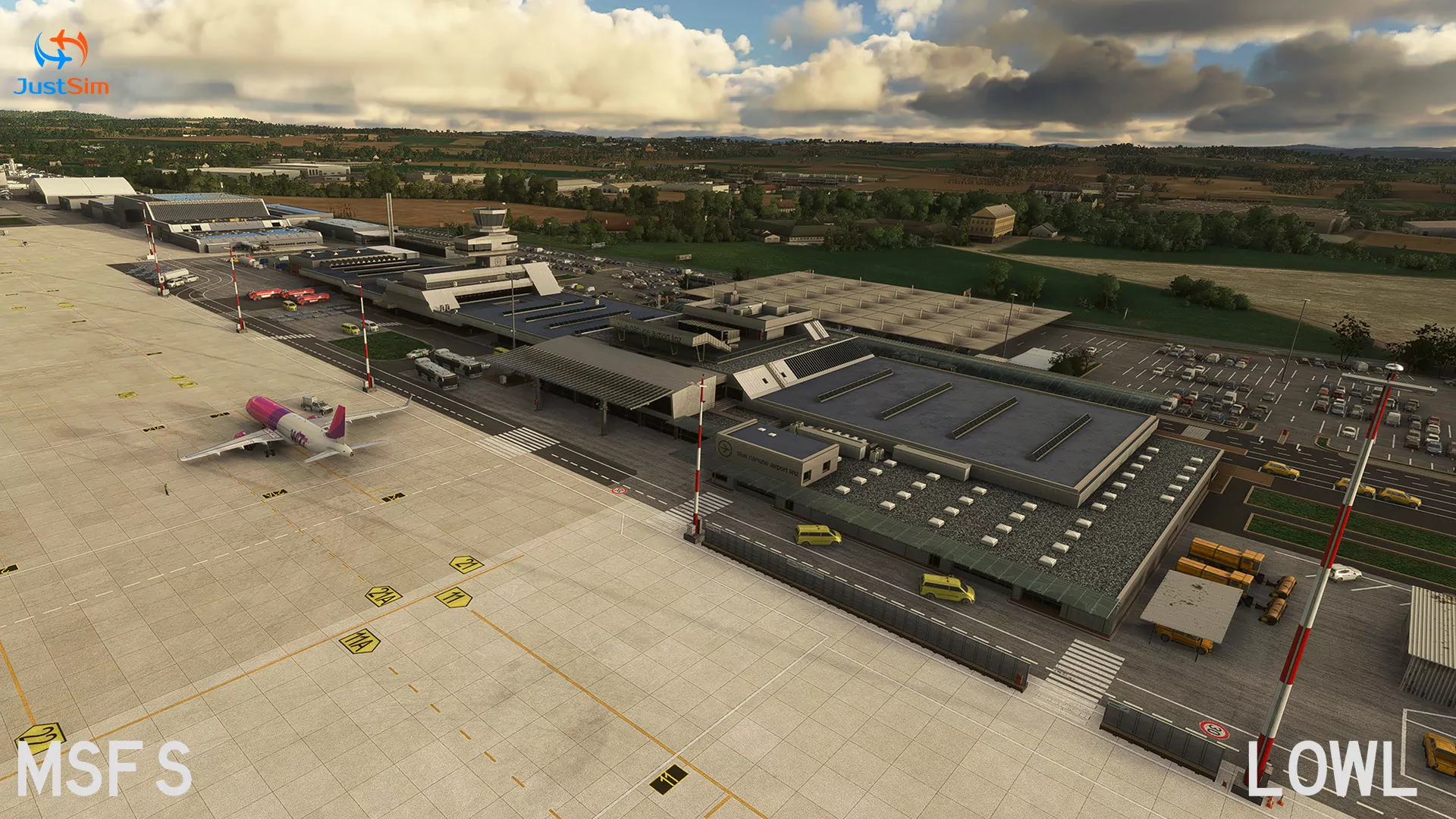 Аэропорт LOWL ( Линц, Австрия )
