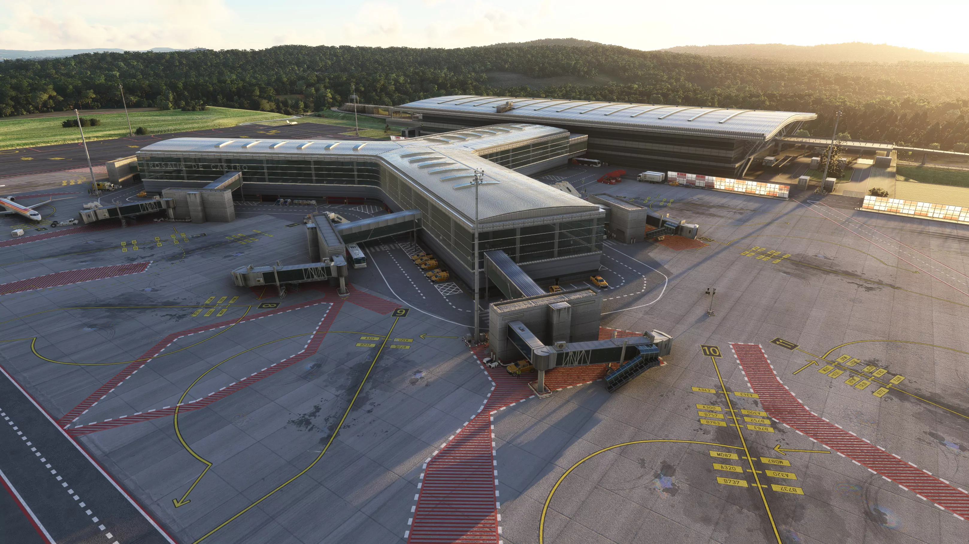 Аэропорт LEST ( Сантьяго-де-Компостела, Испания )