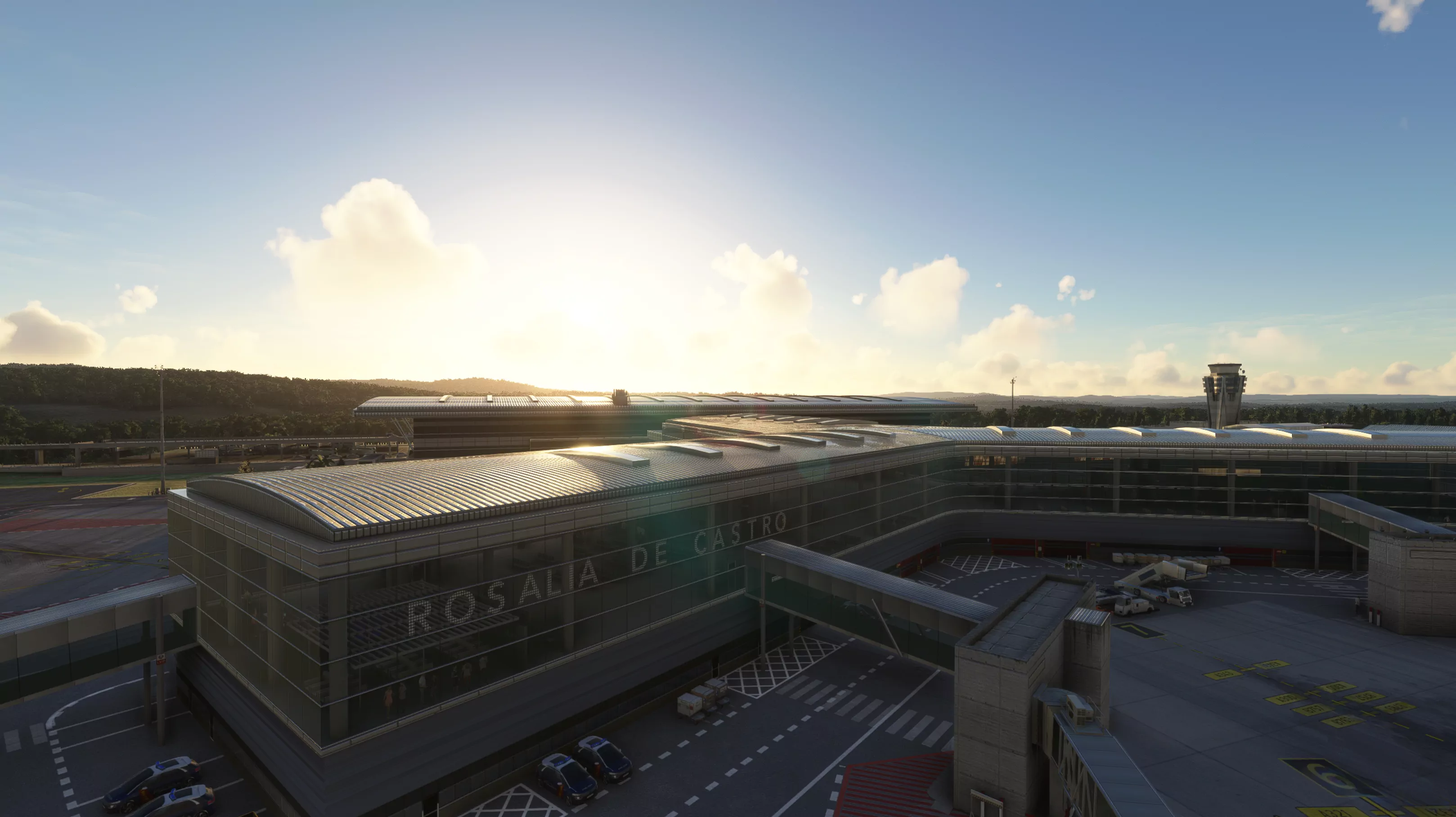 Аэропорт LEST ( Сантьяго-де-Компостела, Испания )