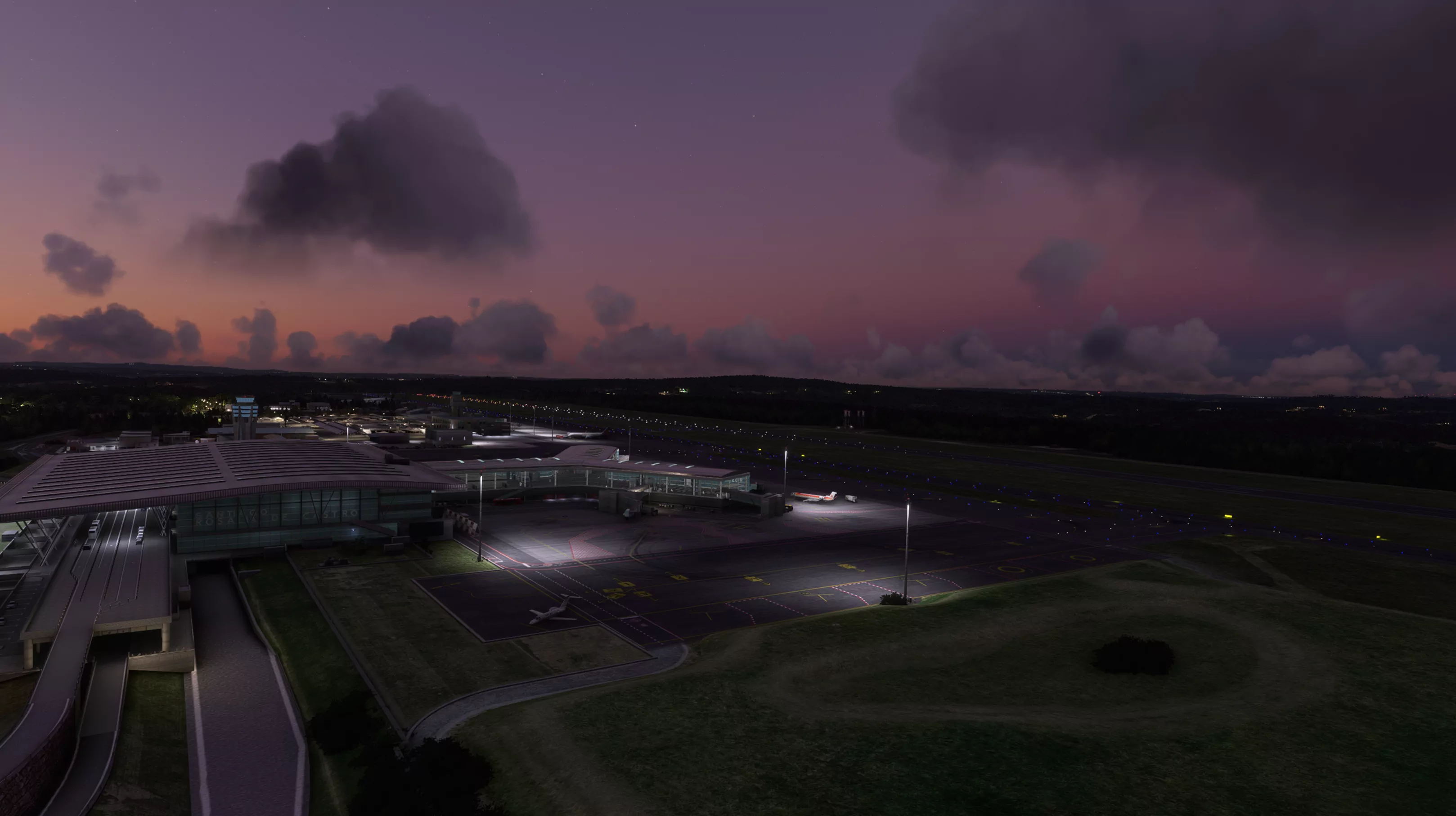 Аэропорт LEST ( Сантьяго-де-Компостела, Испания )