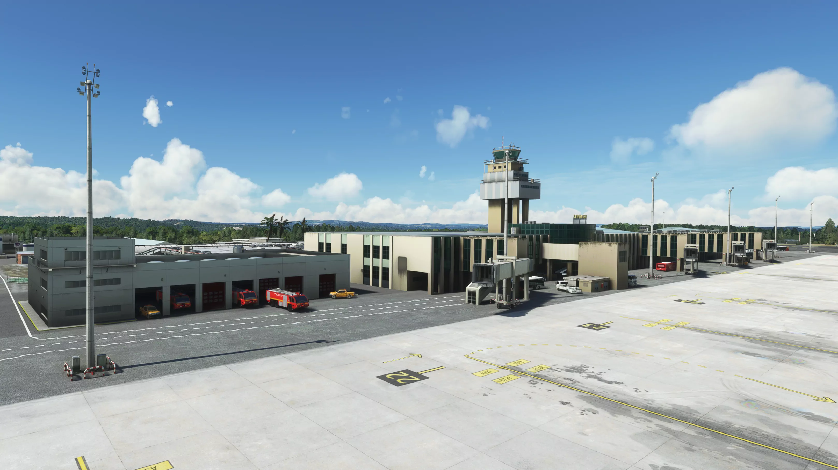 Аэропорт LEST ( Сантьяго-де-Компостела, Испания )