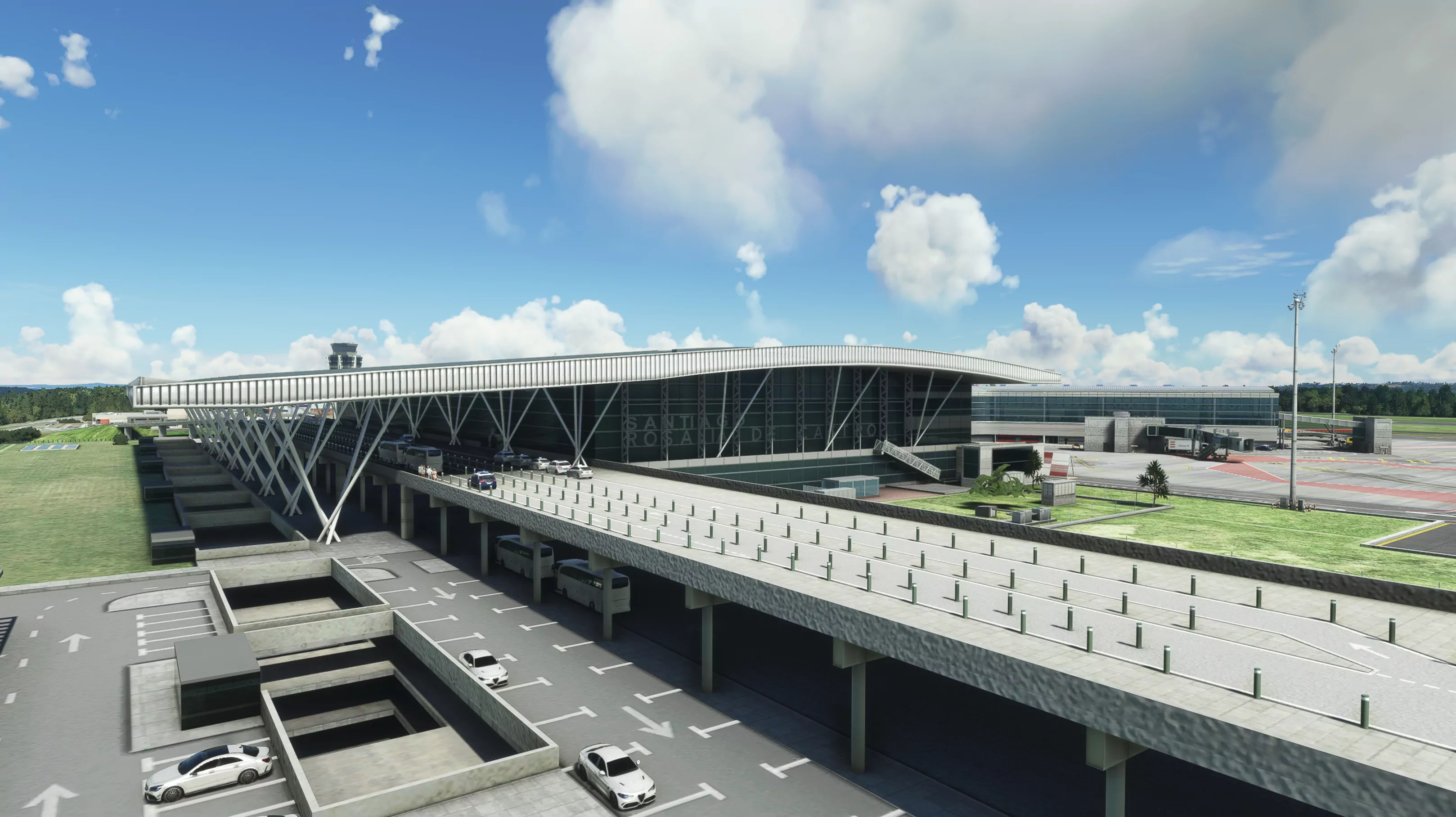 Аэропорт LEST ( Сантьяго-де-Компостела, Испания )