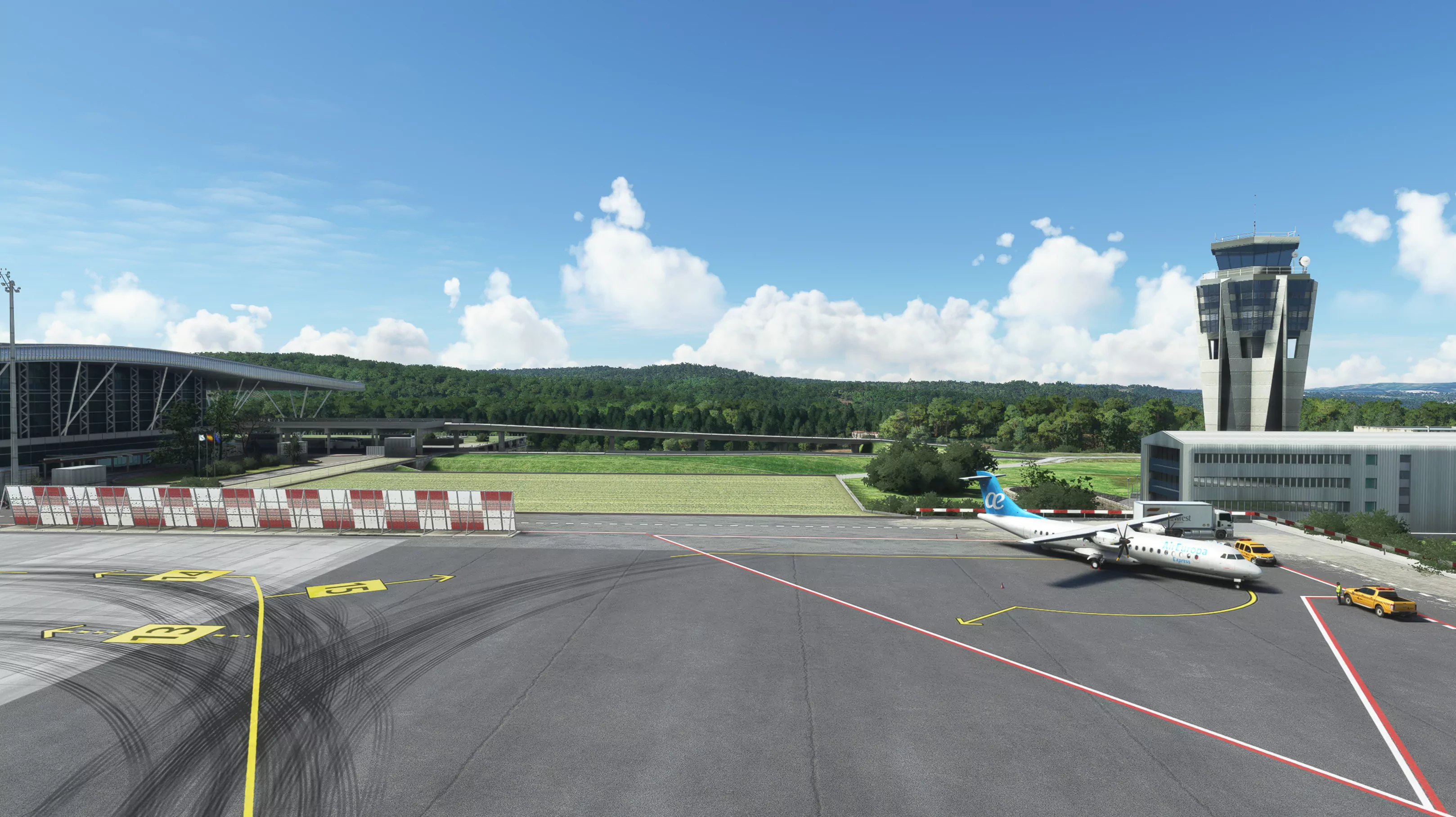 Аэропорт LEST ( Сантьяго-де-Компостела, Испания )