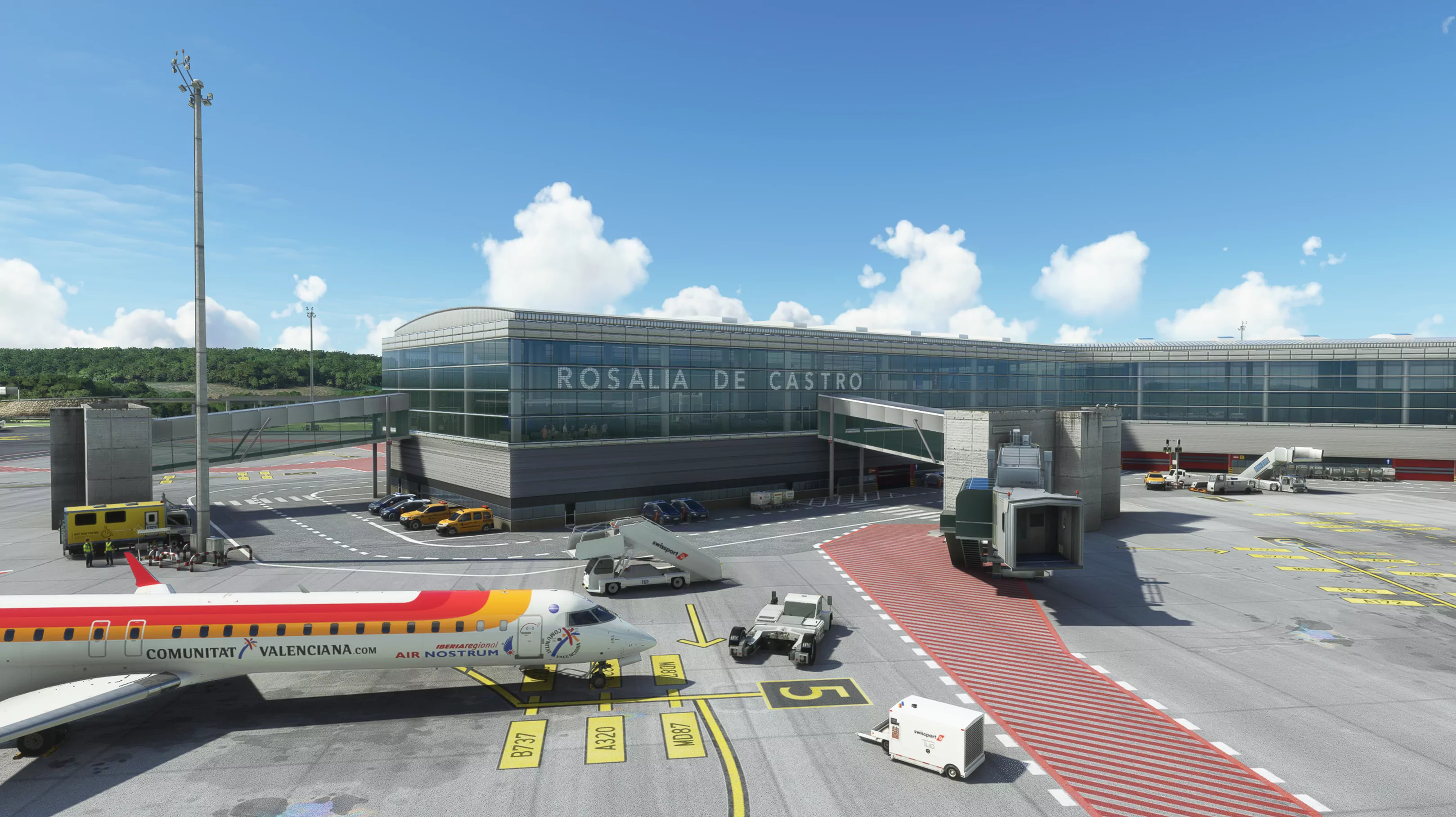 Аэропорт LEST ( Сантьяго-де-Компостела, Испания )