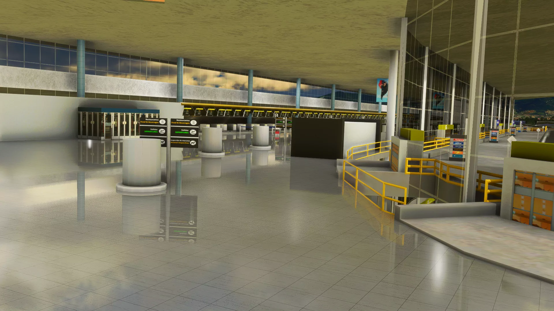 Аэропорт SKBO ( Богота, Колумбия )