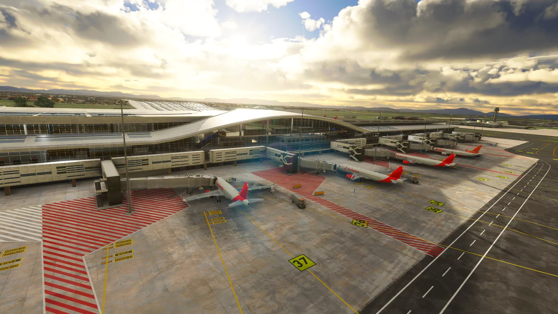 Аэропорт SKBO ( Богота, Колумбия )