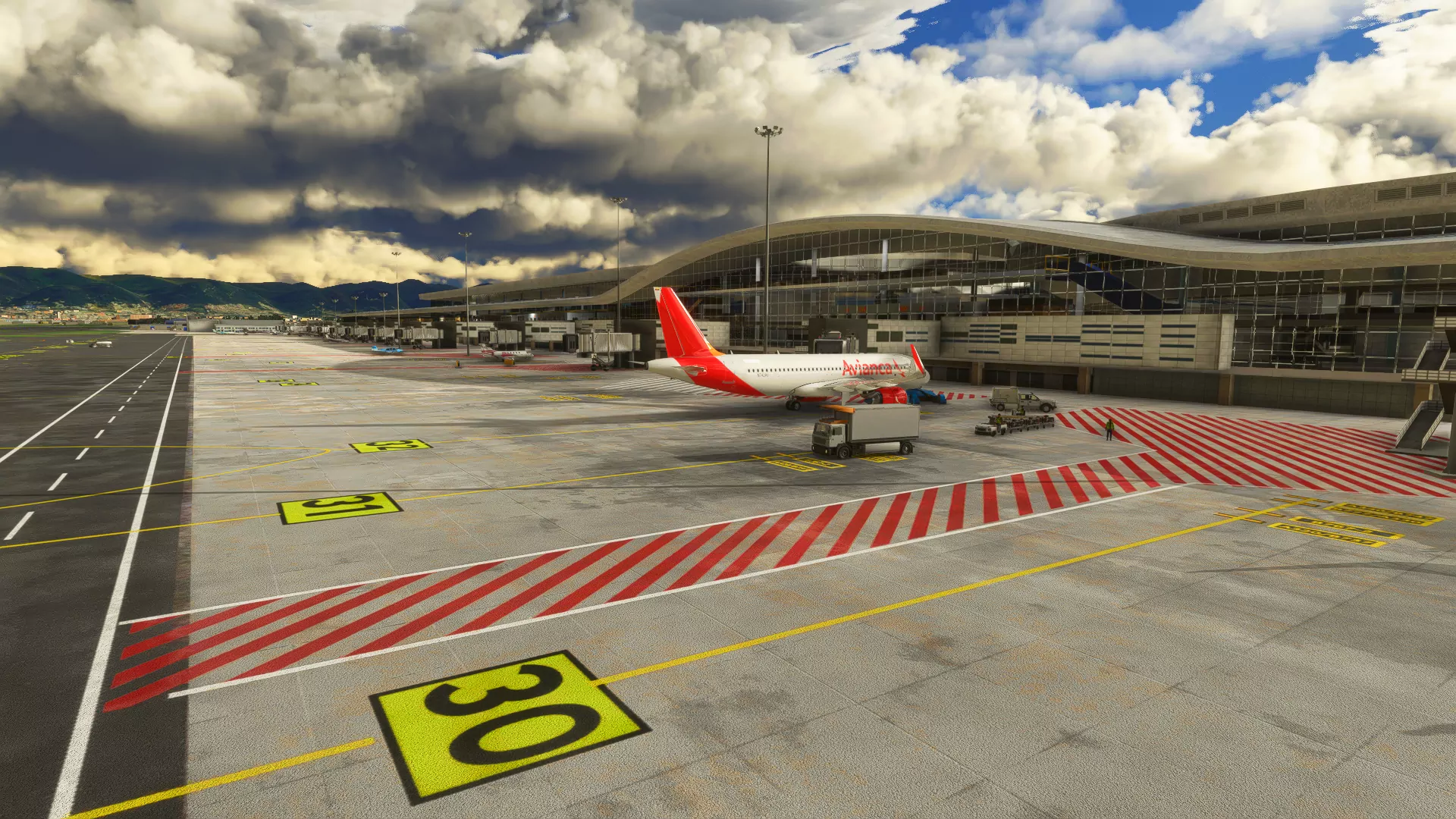 Аэропорт SKBO ( Богота, Колумбия )