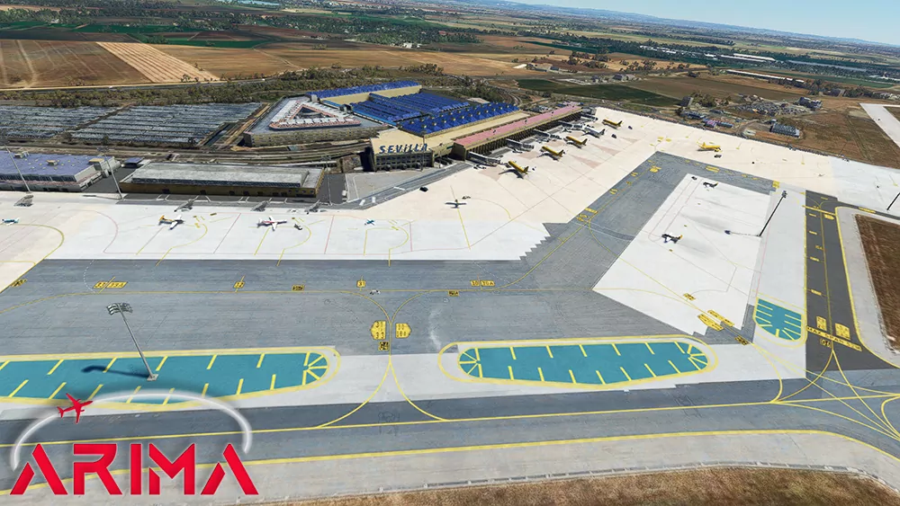 Аэропорт LEZL ( Севилья, Испания )