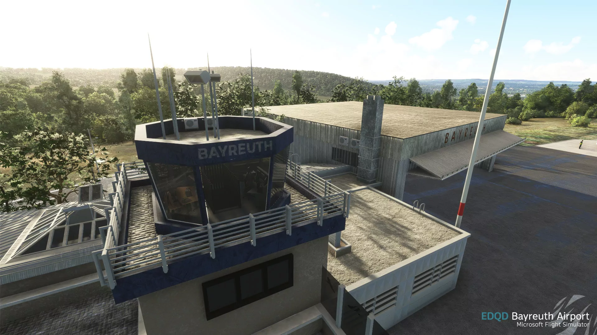 Аэропорт EDQD ( Байройт, Германия )