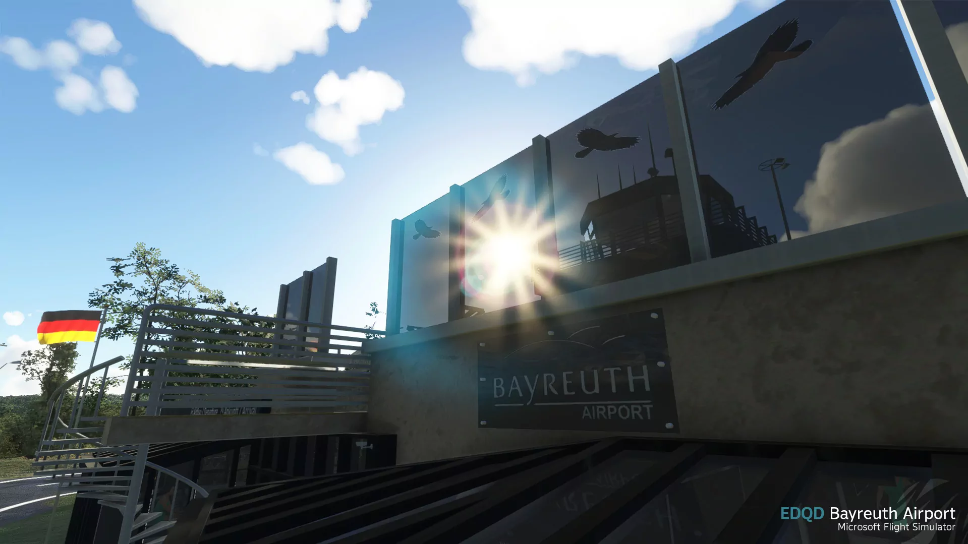 Аэропорт EDQD ( Байройт, Германия )