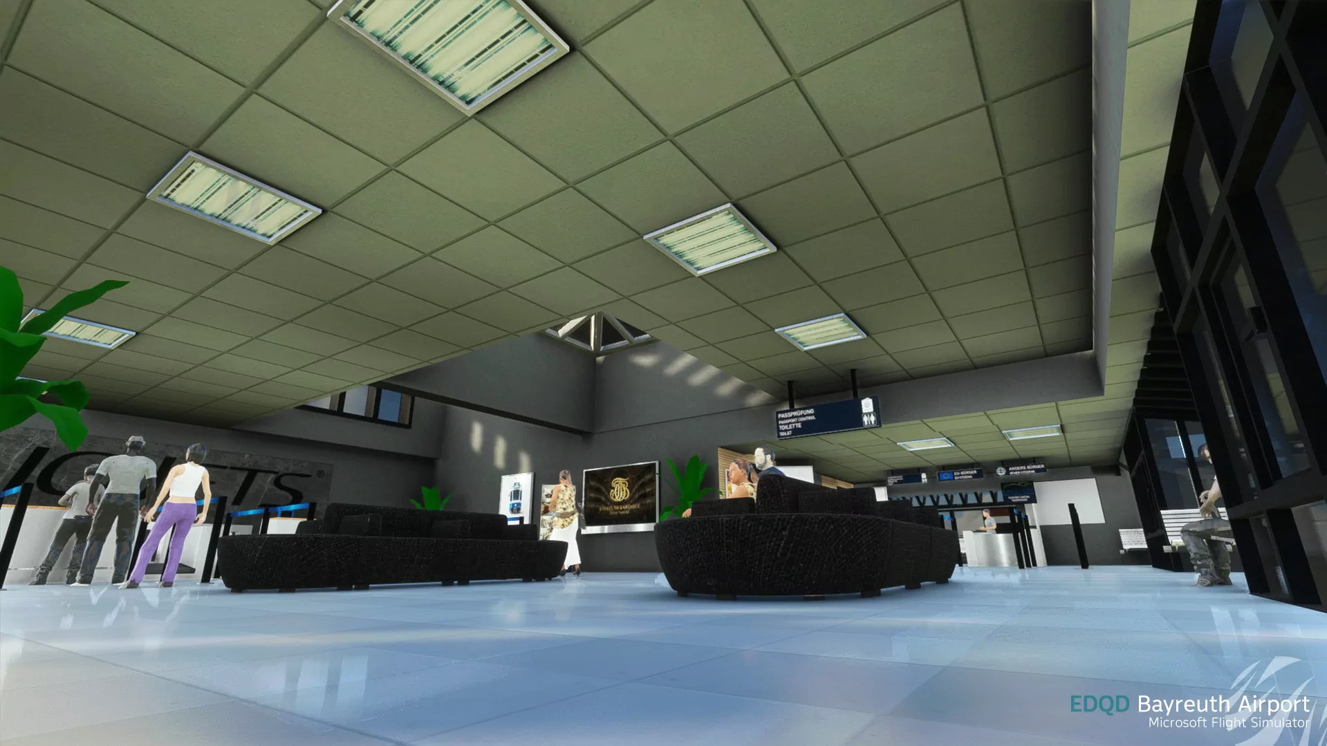 Аэропорт EDQD ( Байройт, Германия )