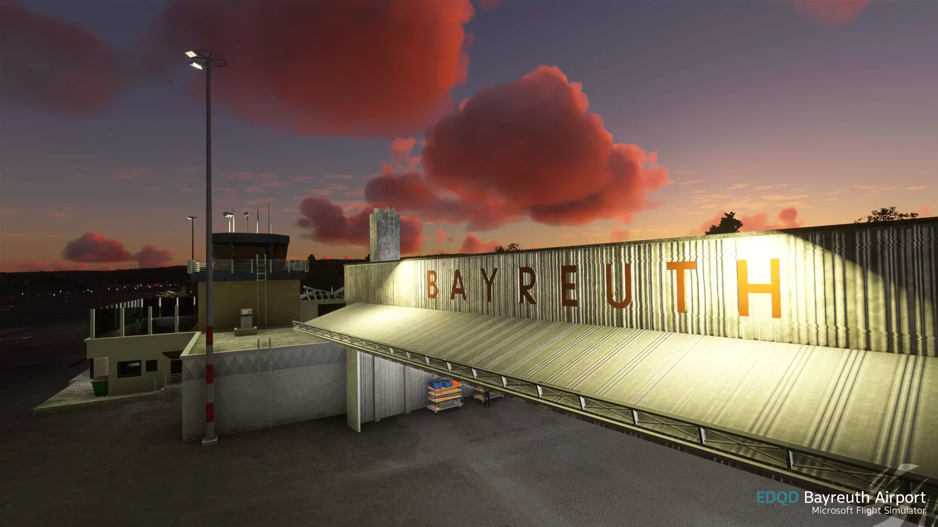 Аэропорт EDQD ( Байройт, Германия )