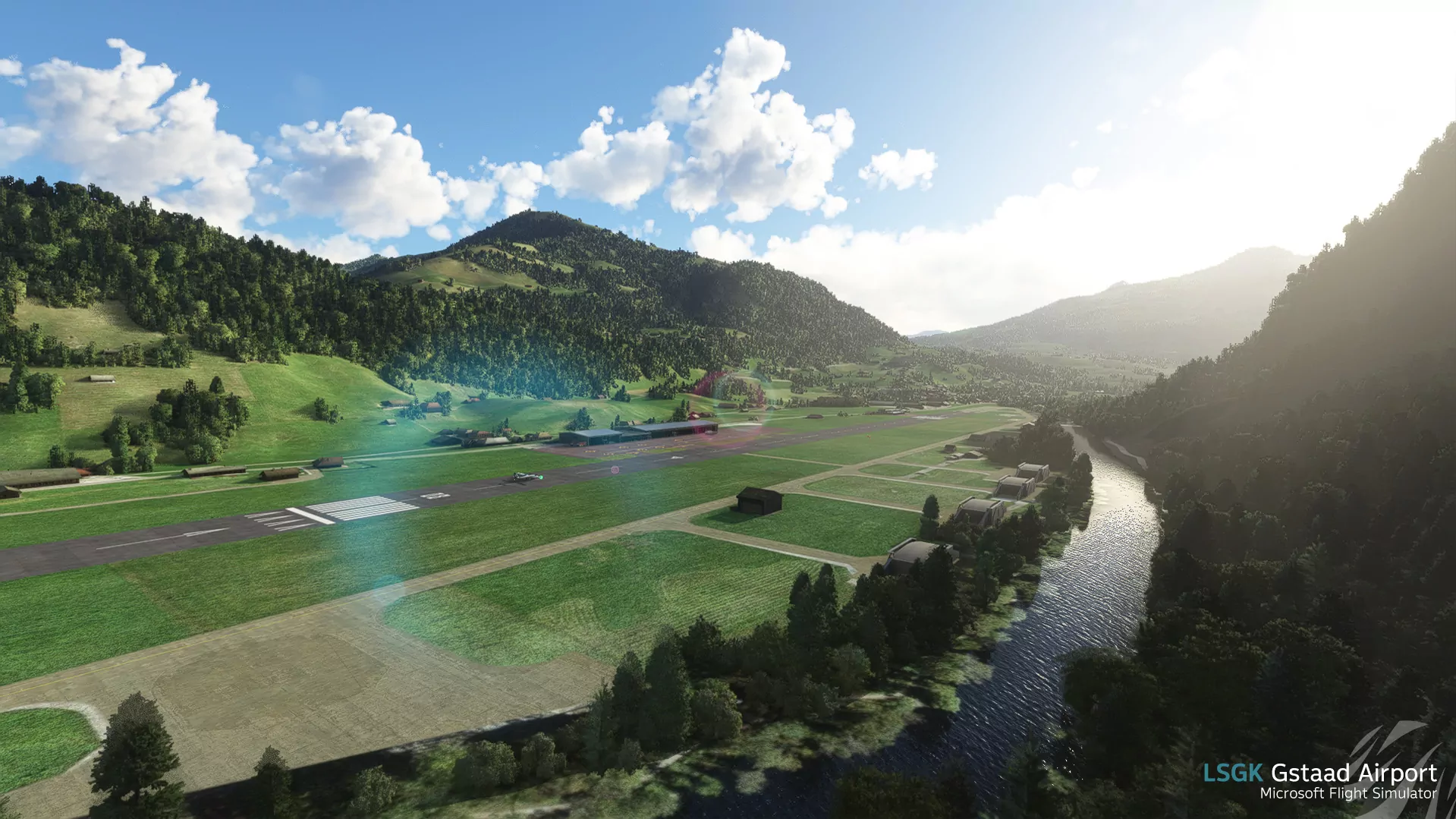 Аэропорт LSGK ( Саанен, Швейцария )