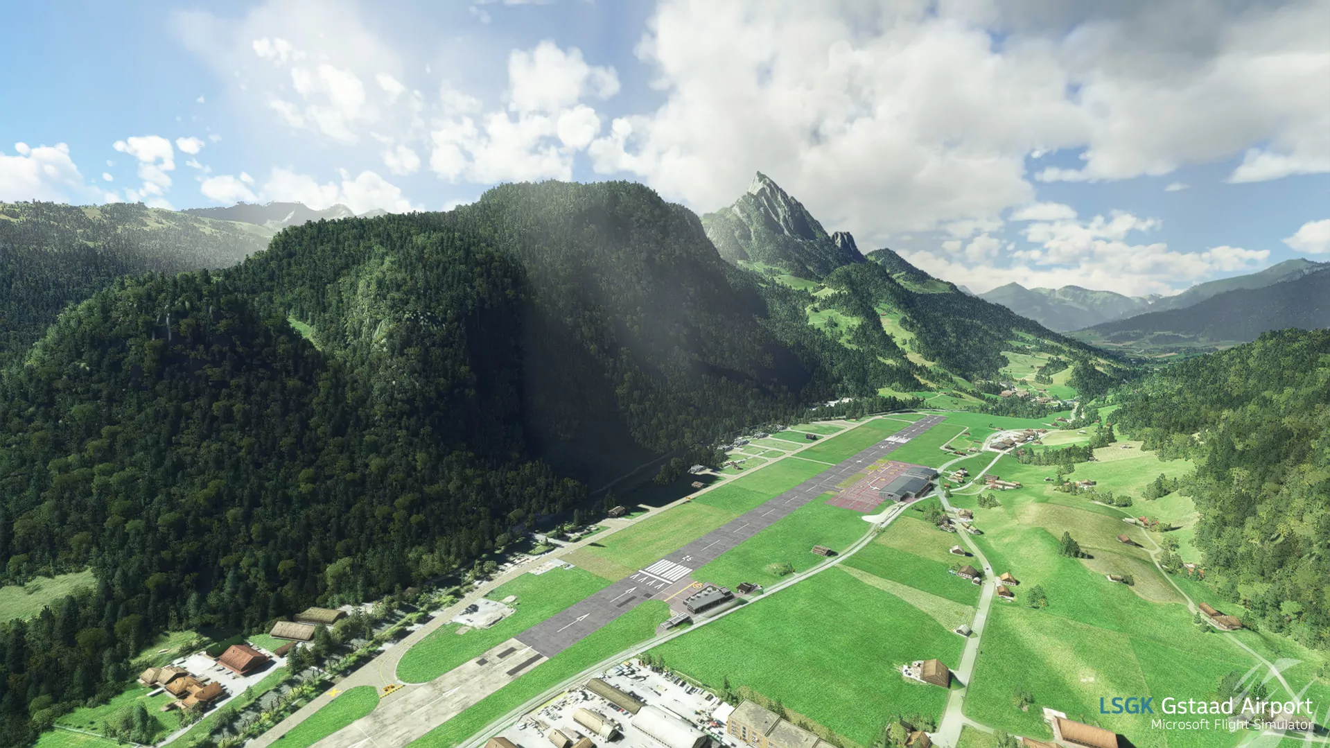 Аэропорт LSGK ( Саанен, Швейцария )