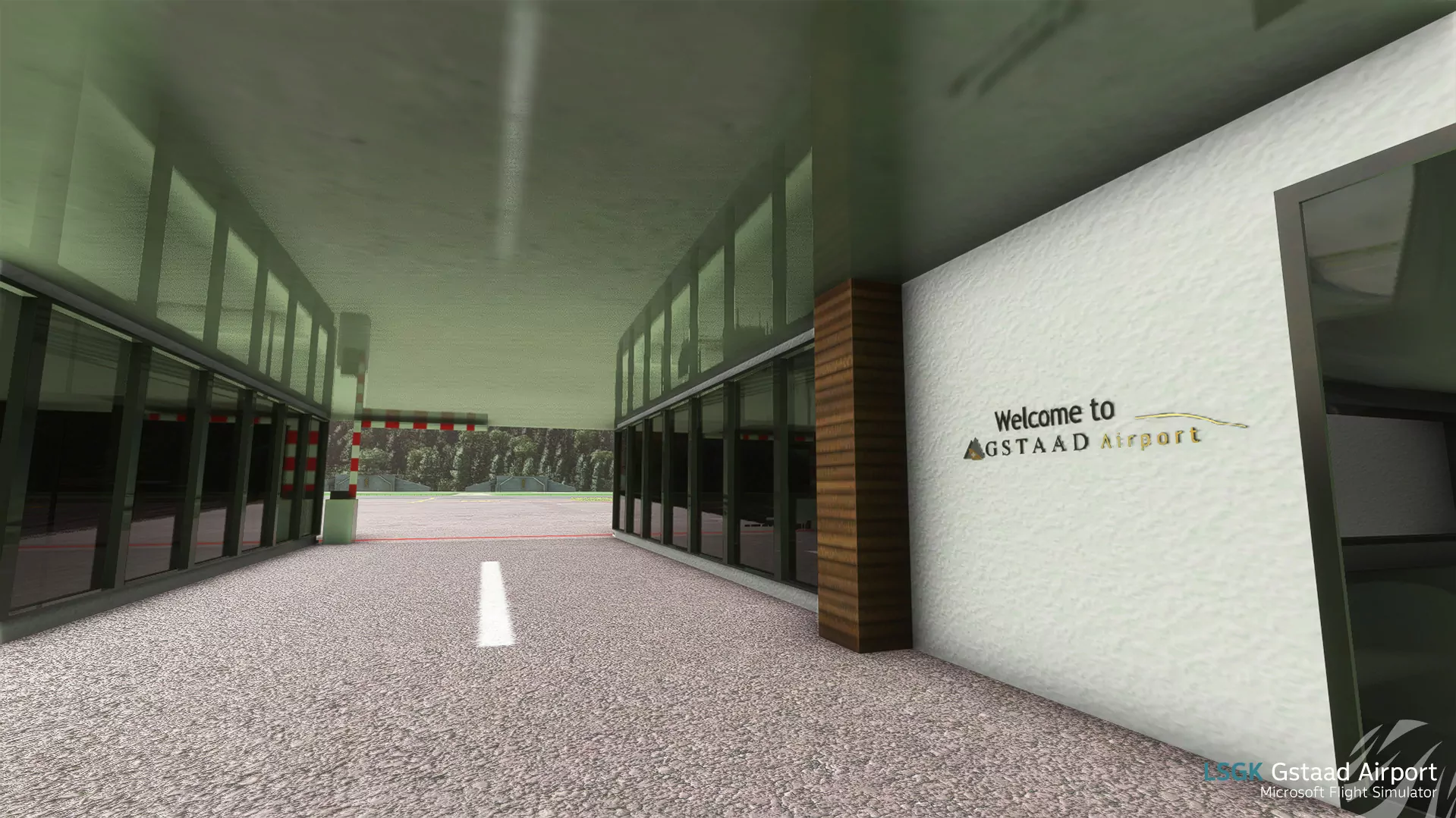 Аэропорт LSGK ( Саанен, Швейцария )