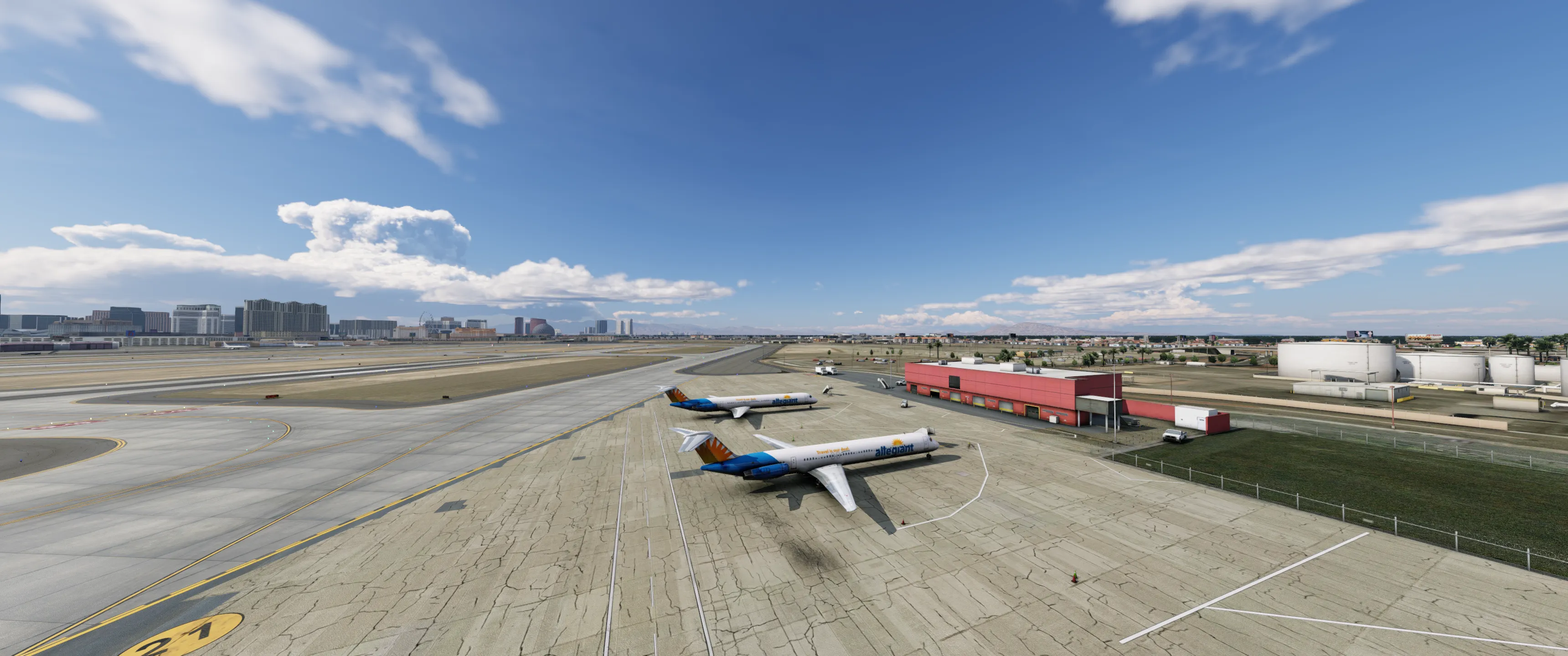 Аэропорт KLAS ( Лас-Вегас, США )