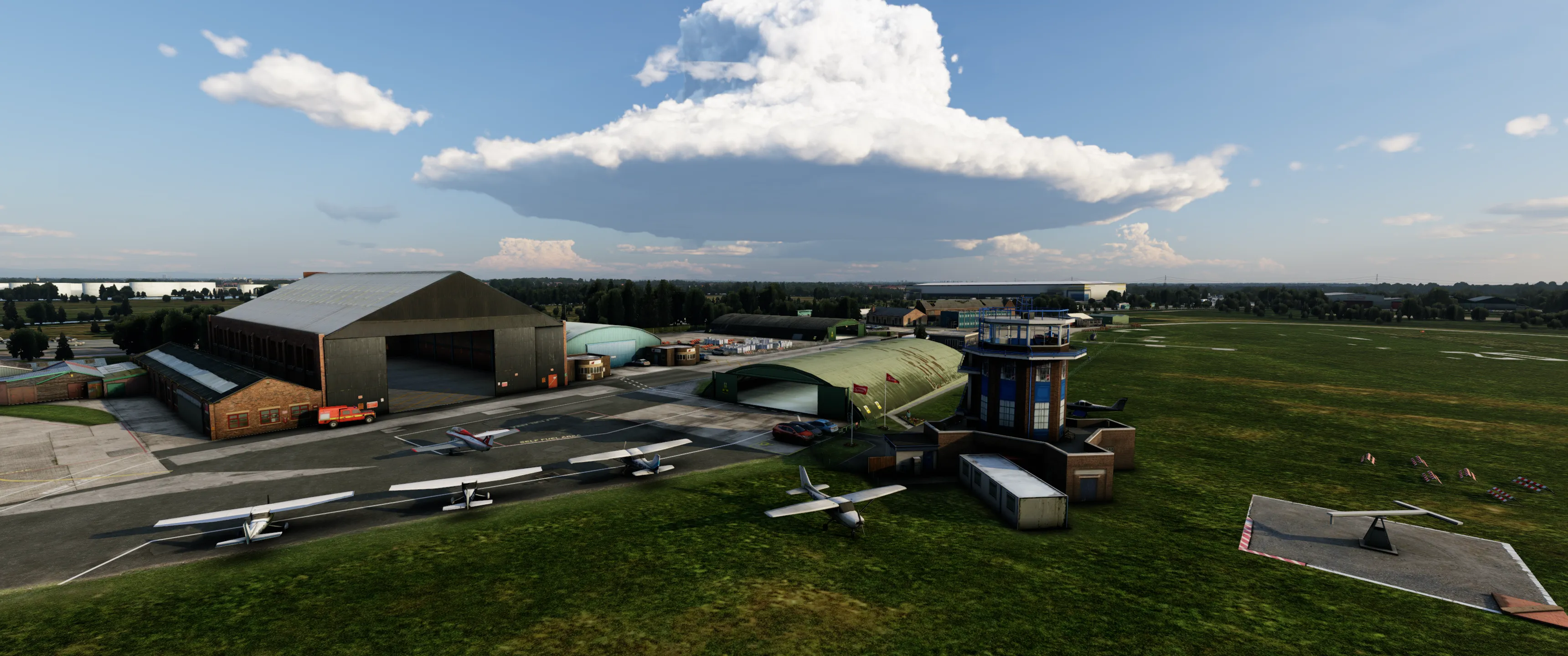 Аэродром EGCB ( Манчестер, Великобритания )