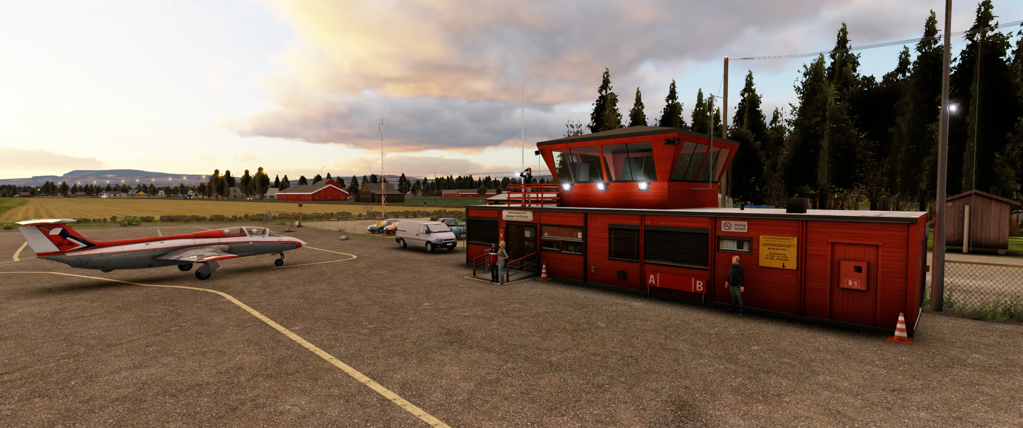 Аэропорт ENHA ( Хамар, Норвегия )