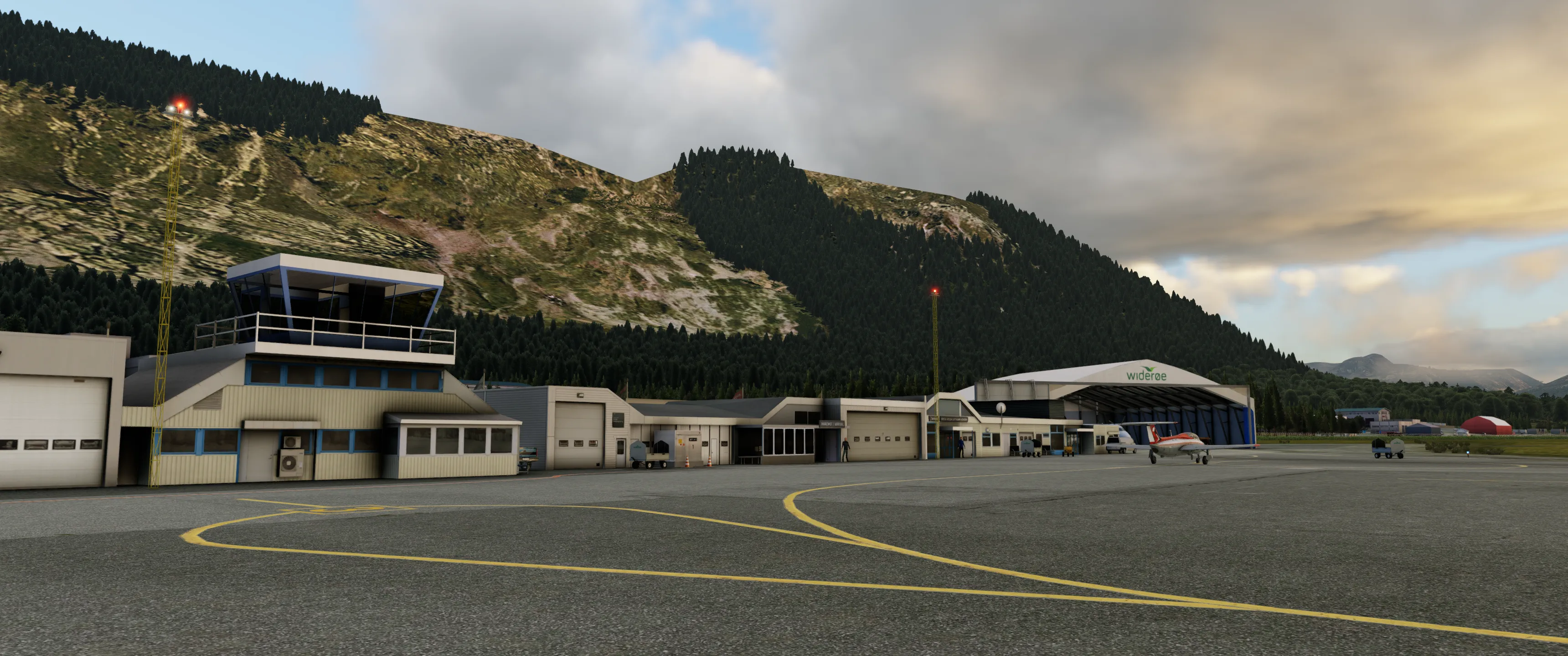 Аэропорт ENOV ( Ховден, Норвегия )