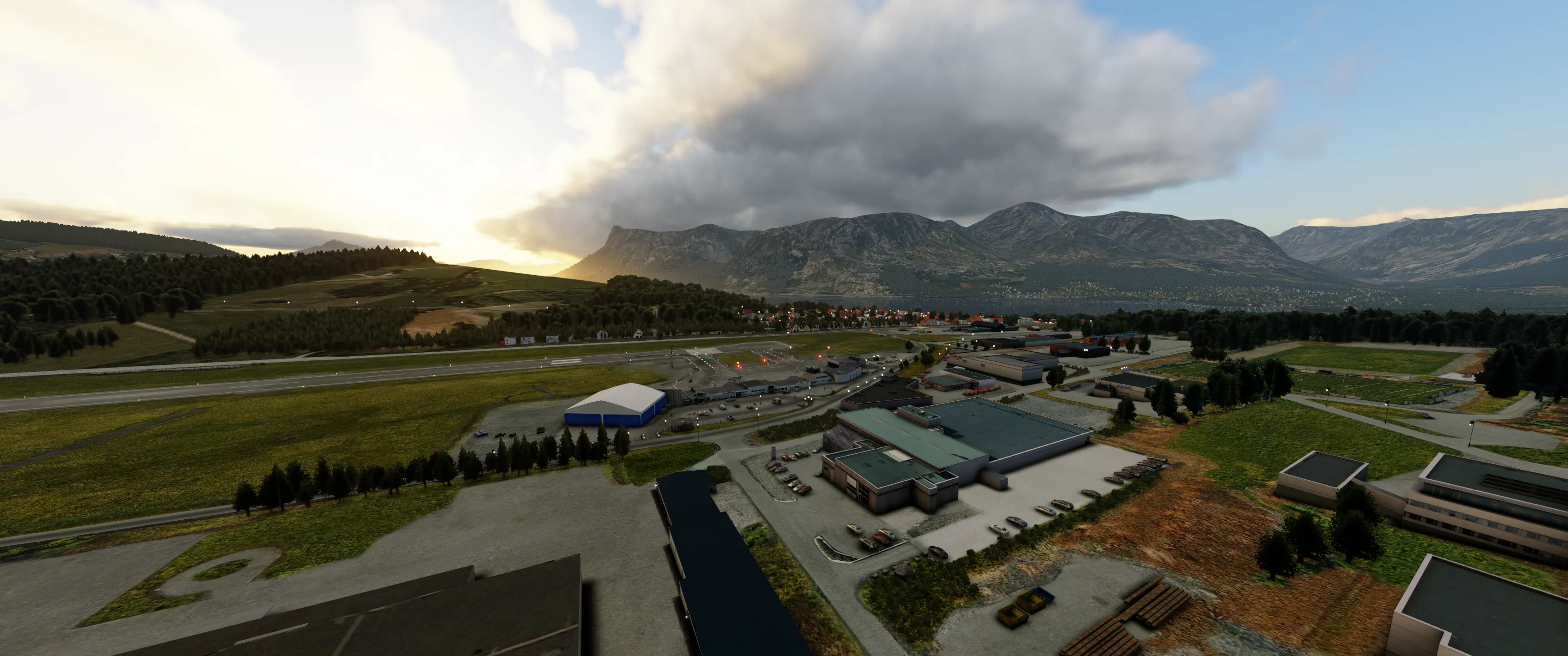 Аэропорт ENOV ( Ховден, Норвегия )