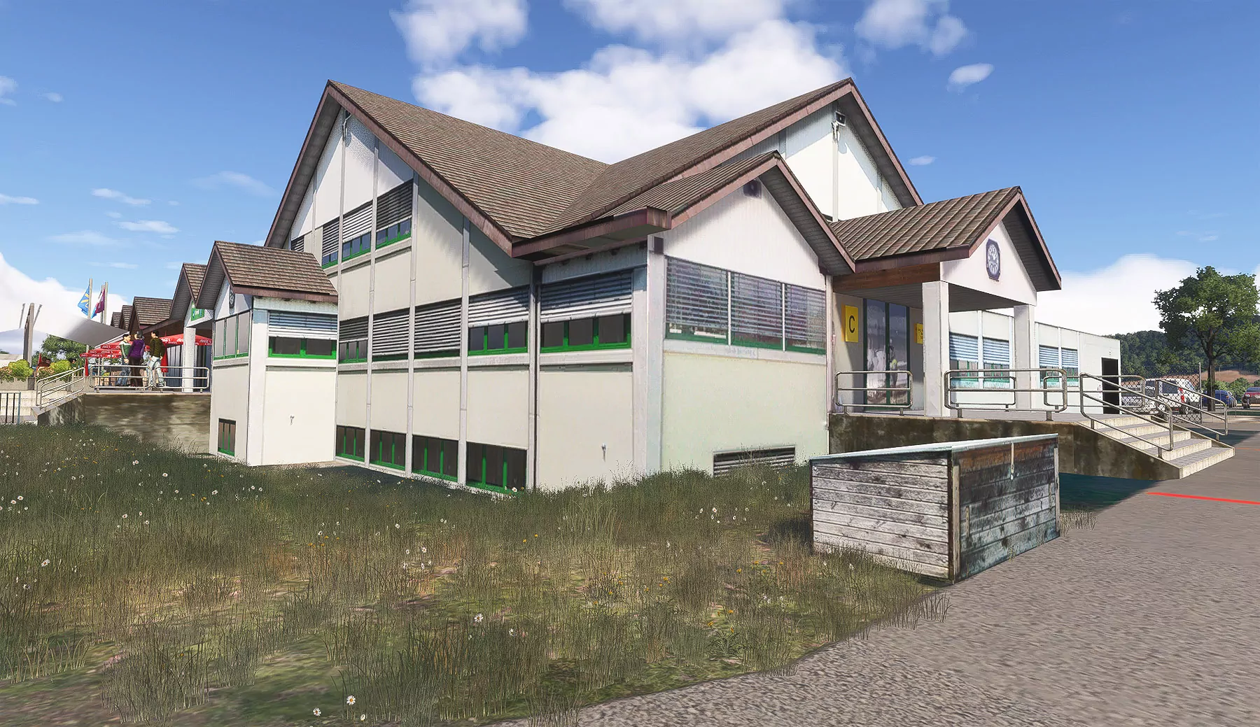 Аэропорт LSZF ( Лупфиг, Швейцария )