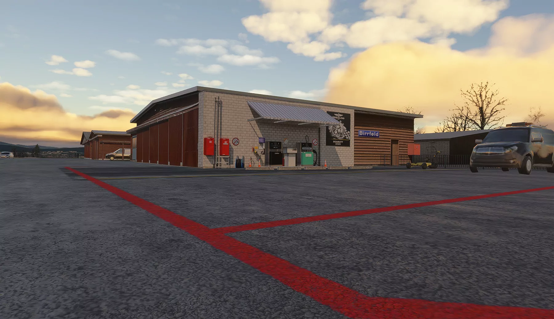 Аэропорт LSZF ( Лупфиг, Швейцария )