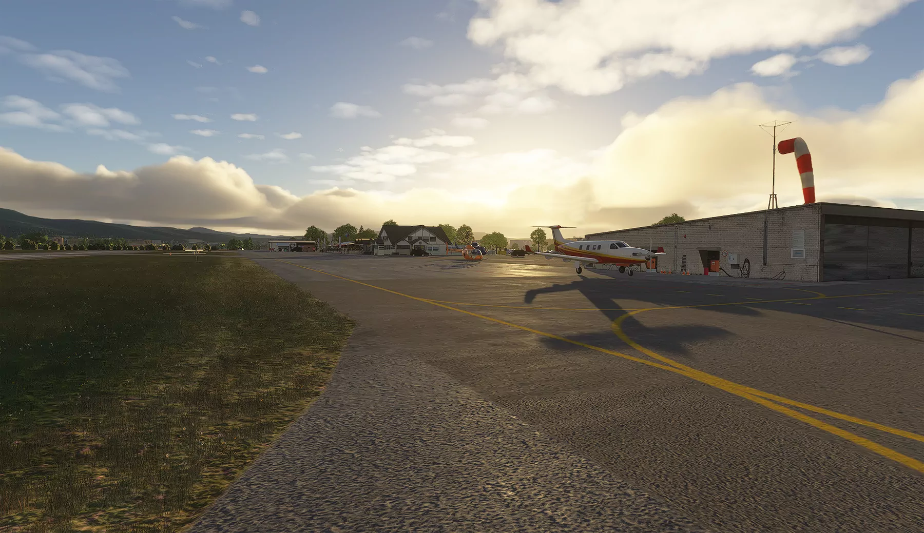 Аэропорт LSZF ( Лупфиг, Швейцария )