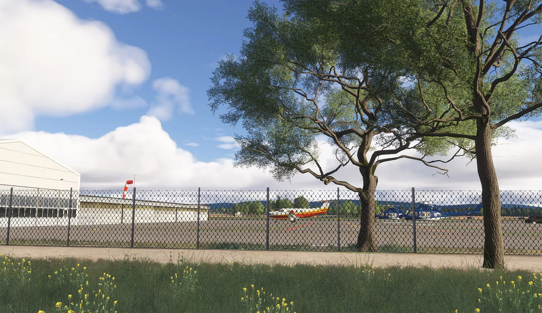 Аэропорт LSZF ( Лупфиг, Швейцария )