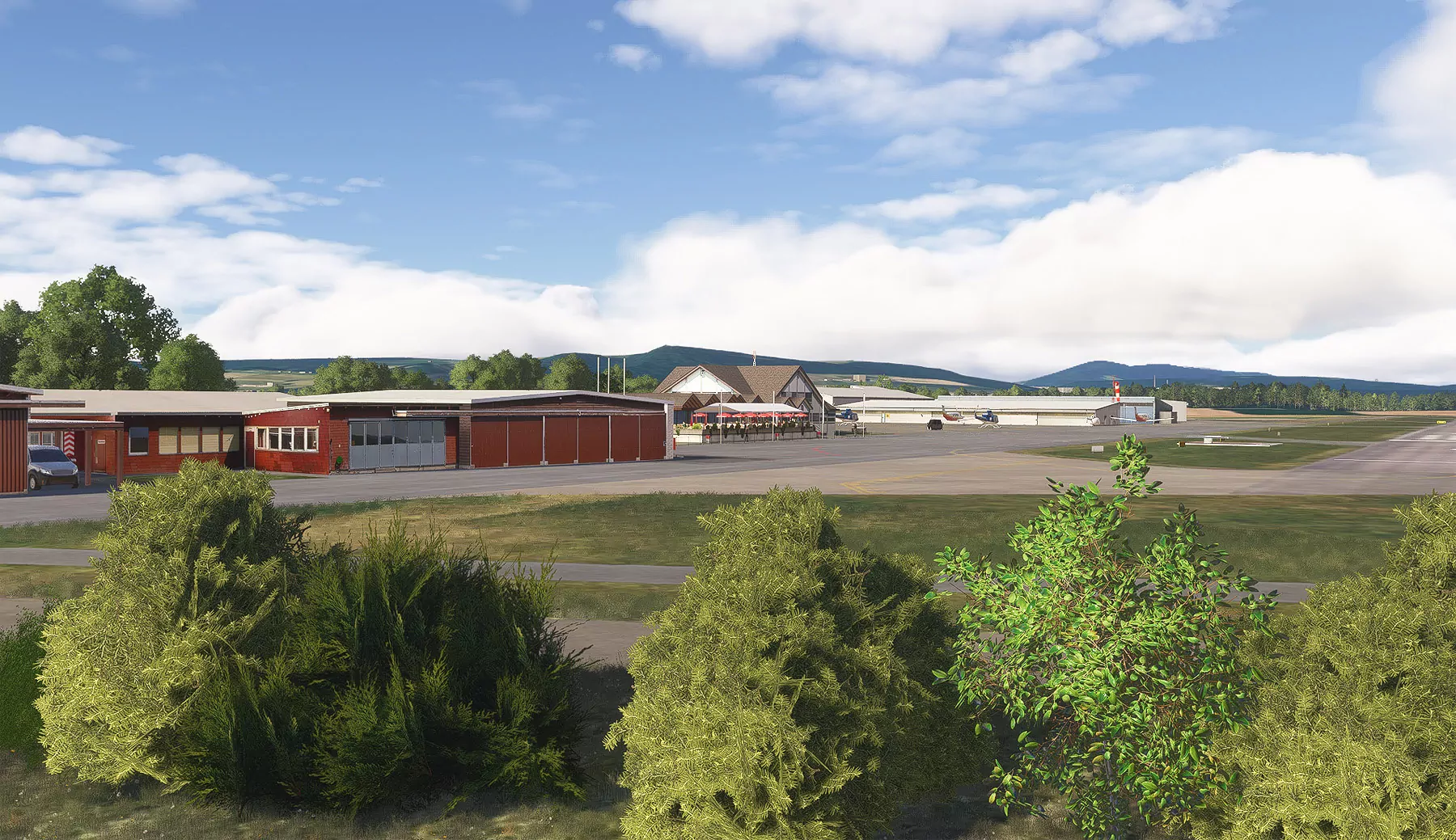 Аэропорт LSZF ( Лупфиг, Швейцария )