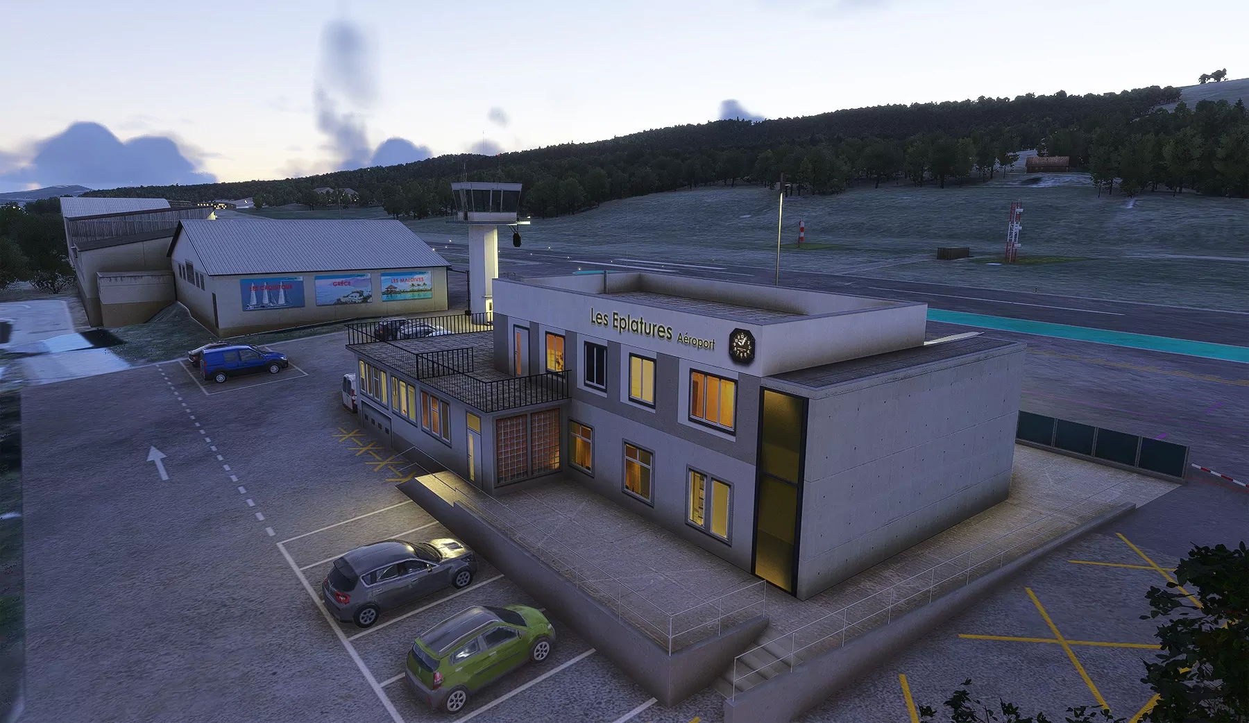 Аэропорт LSGC ( Ла-Шо-де-Фон, Швейцария )