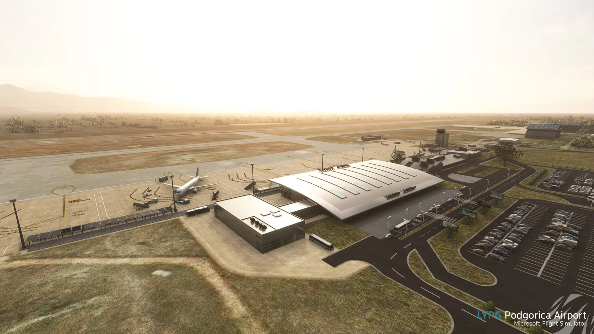 Аэропорт LYPG ( Подгорица, Черногория )