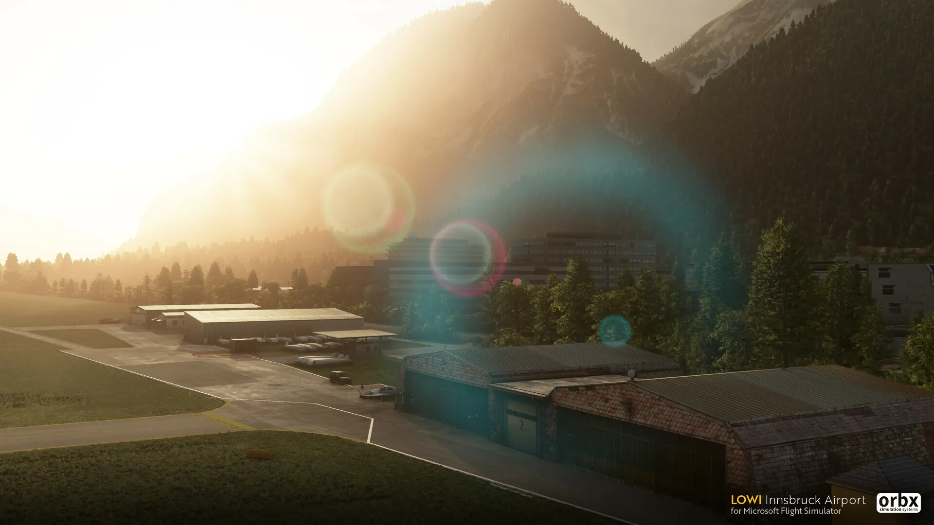 Аэропорт LOWI ( Иннсбрук, Австрия )