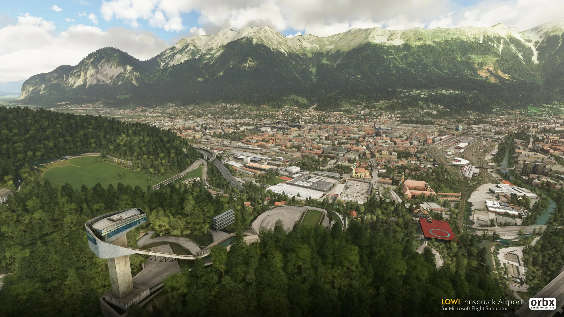 Аэропорт LOWI ( Иннсбрук, Австрия )