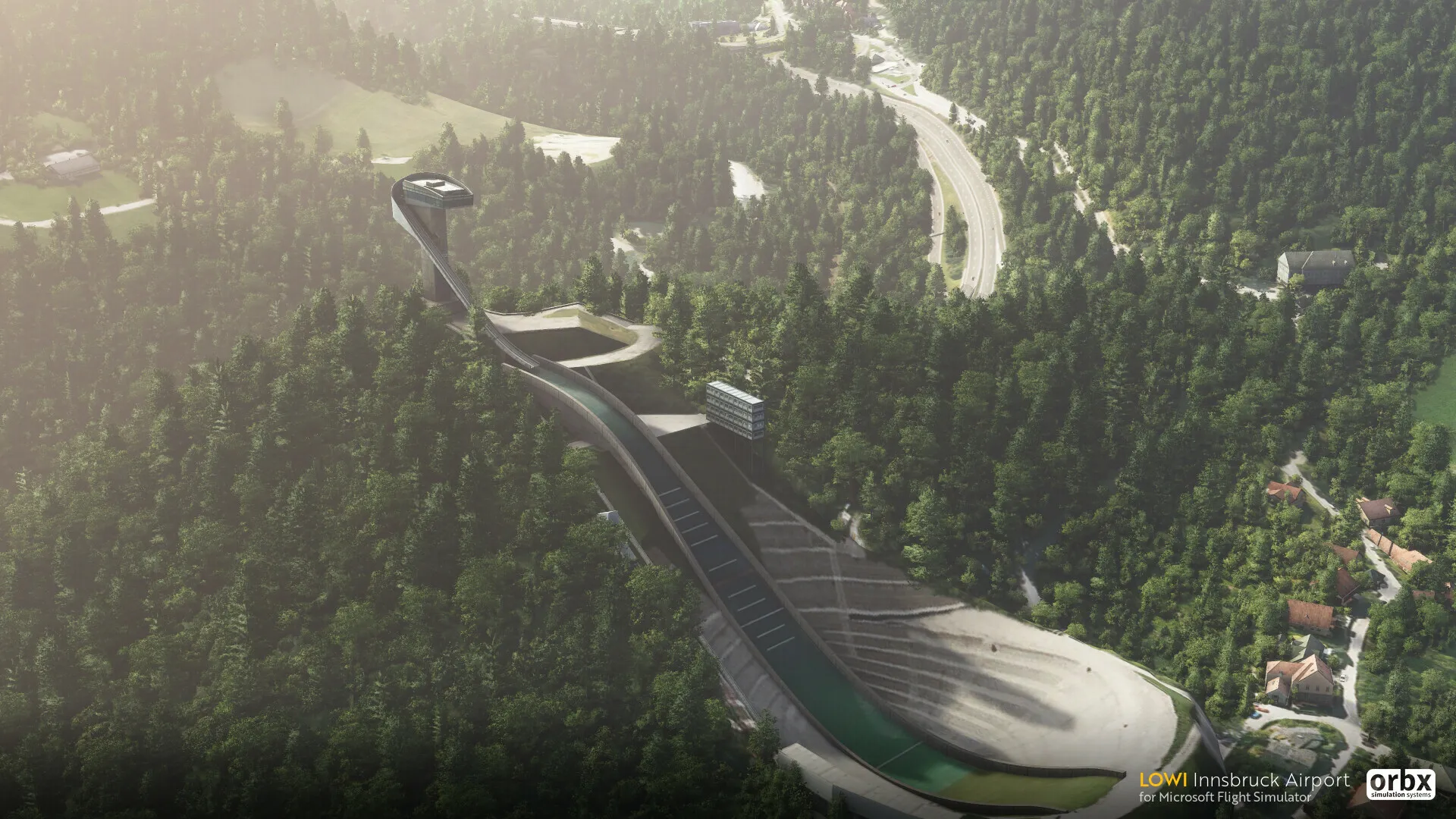 Аэропорт LOWI ( Иннсбрук, Австрия )