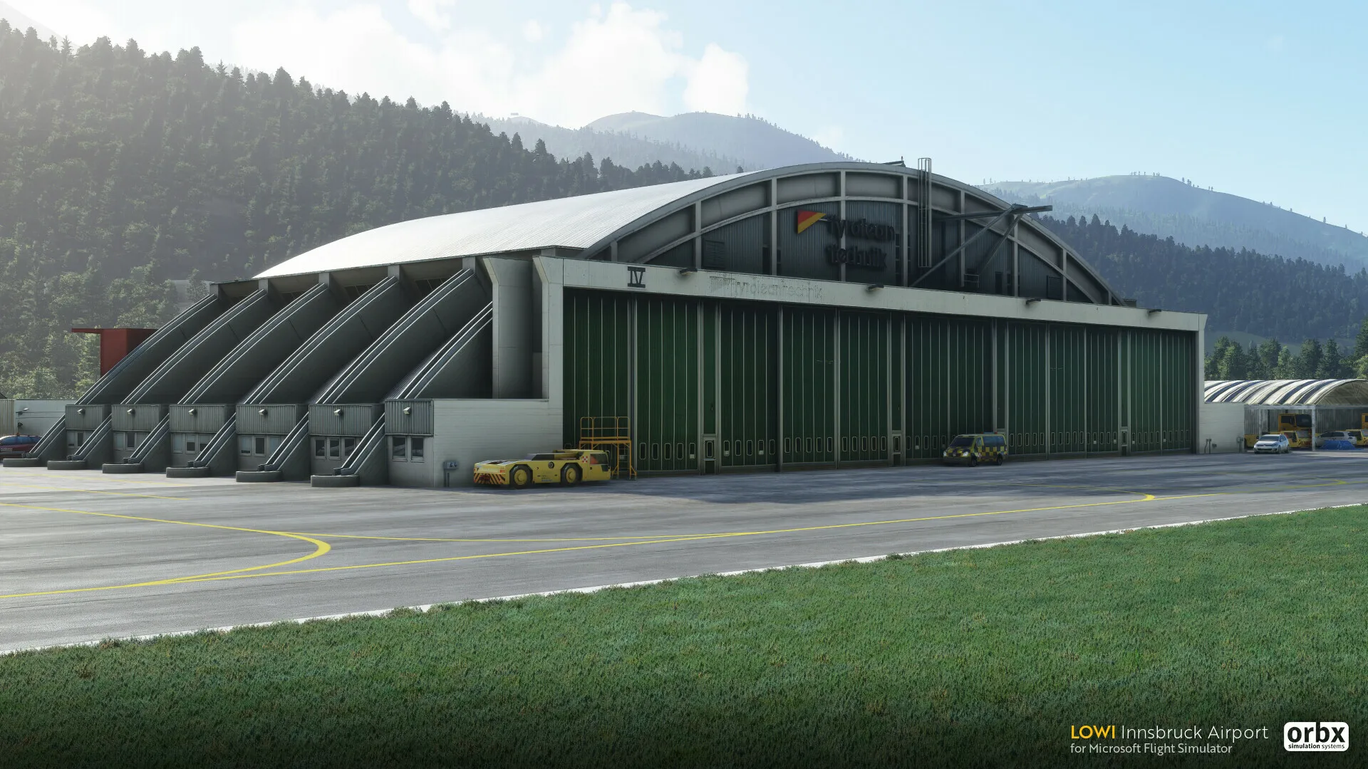 Аэропорт LOWI ( Иннсбрук, Австрия )