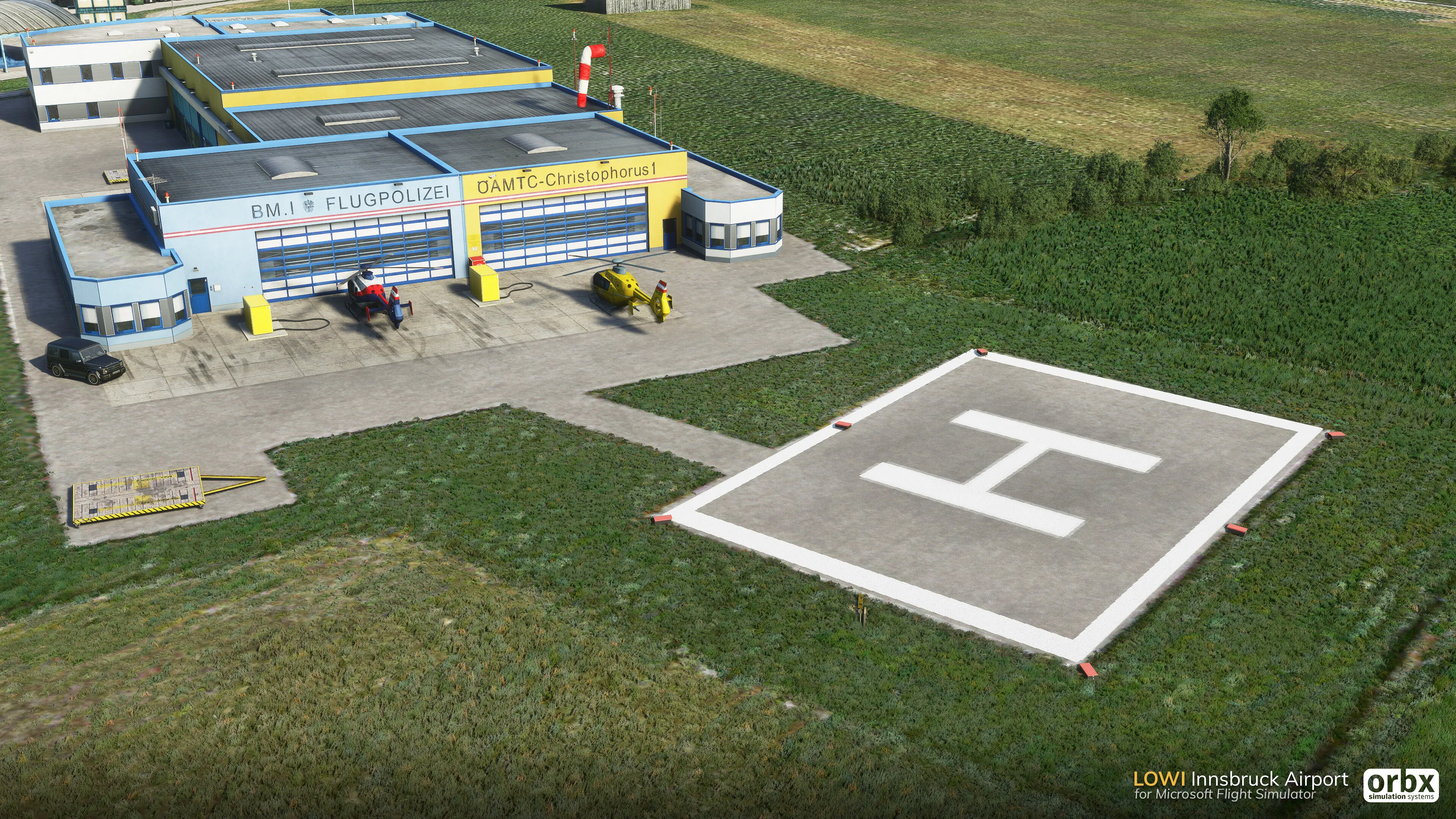 Аэропорт LOWI ( Иннсбрук, Австрия )