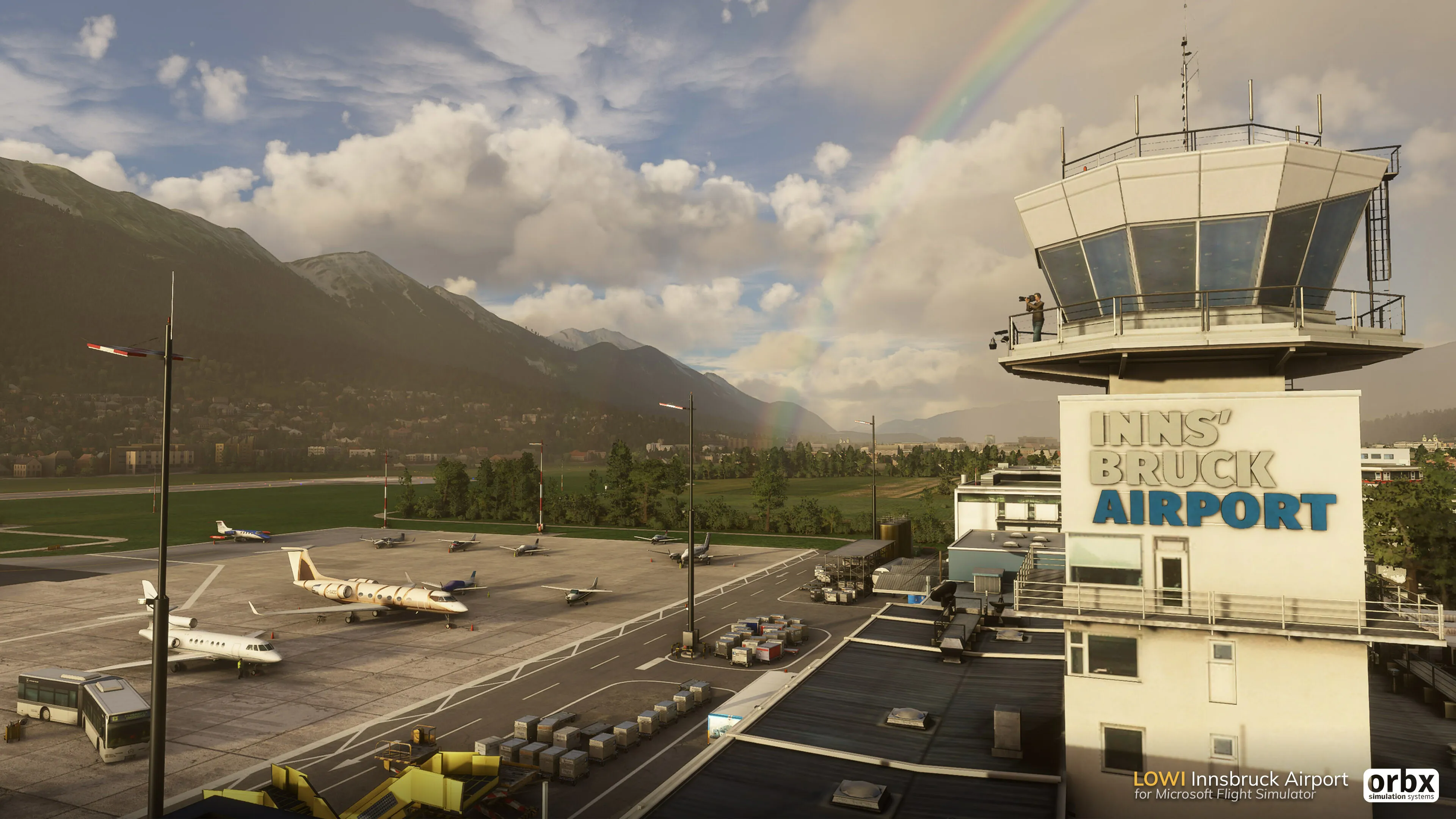 Аэропорт LOWI ( Иннсбрук, Австрия )
