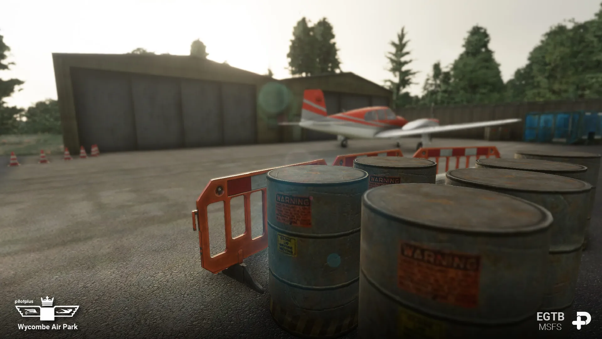 Аэропорт EGTB ( Букер, Великобритания )