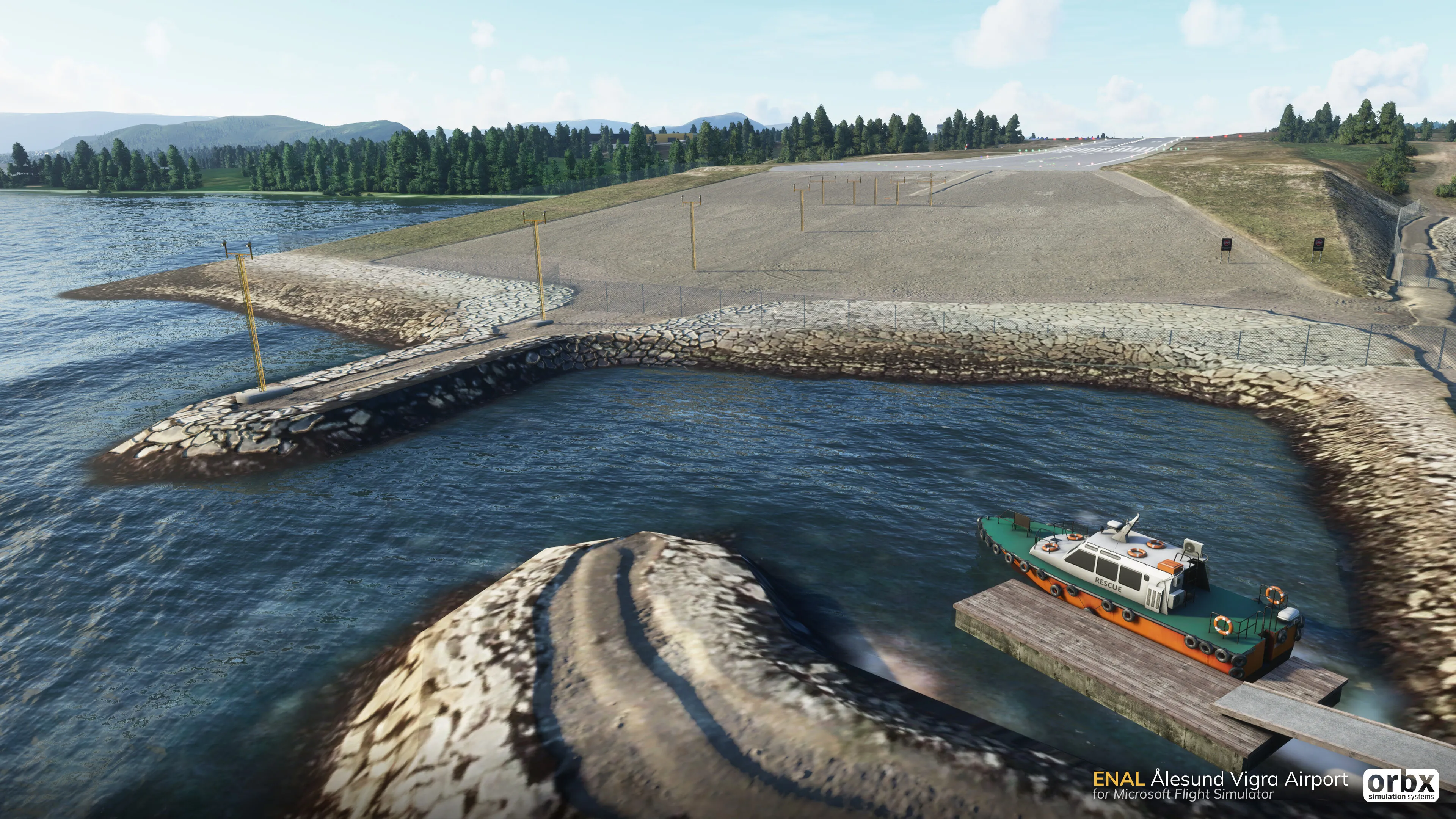 Аэропорт ENAL ( Олесунн, Норвегия )