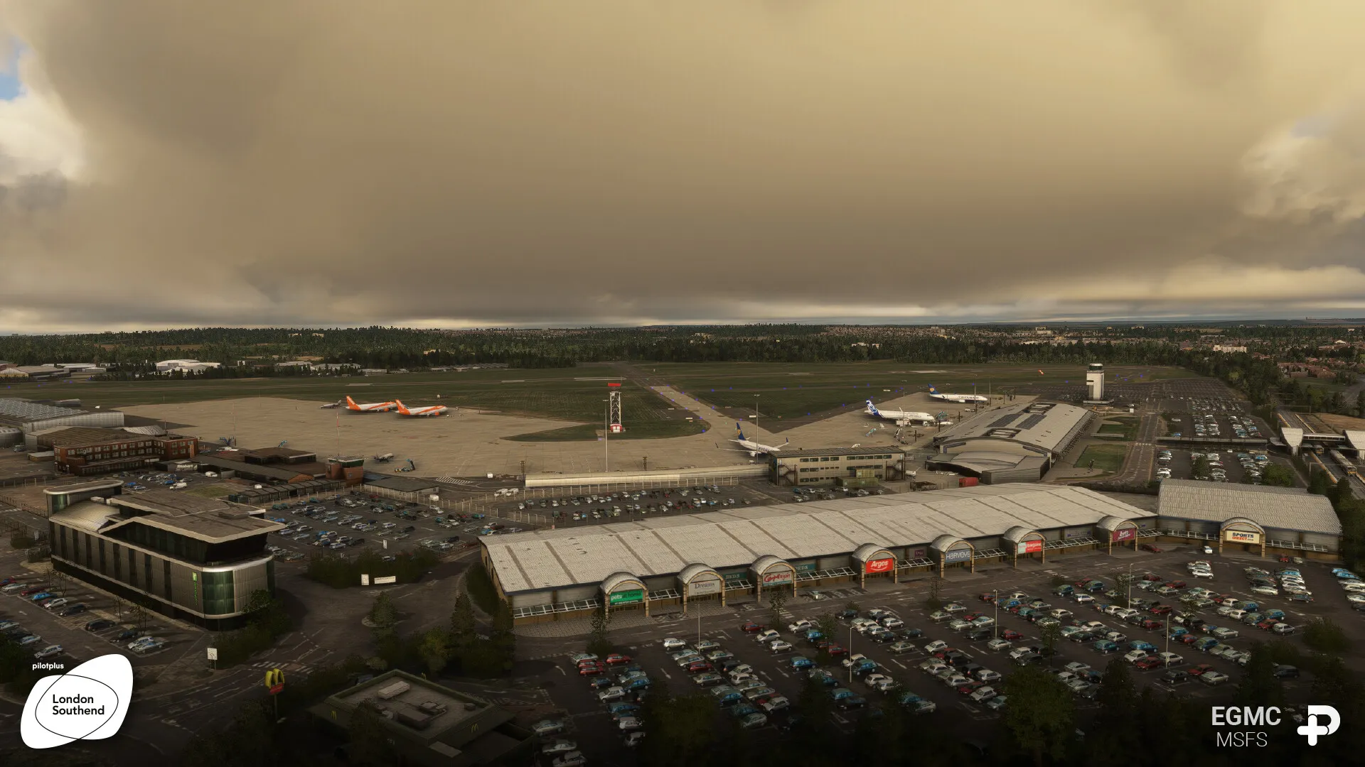 Аэропорт EGMC ( Лондон, Великобритания )