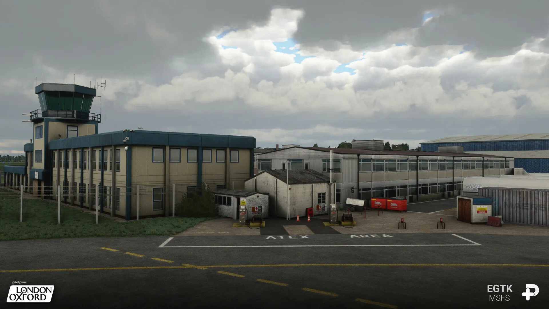 Аэропорт EGTK ( Кидлингтон, Великобритания )