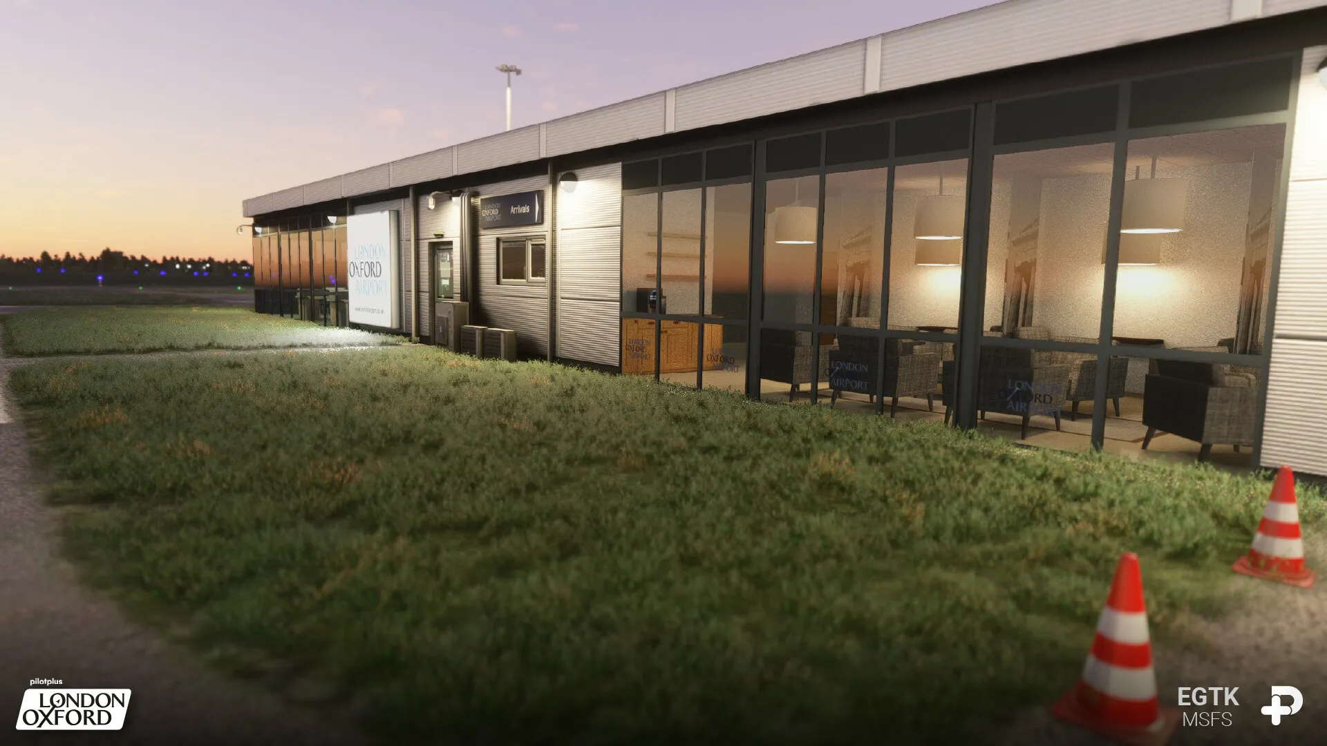 Аэропорт EGTK ( Кидлингтон, Великобритания )