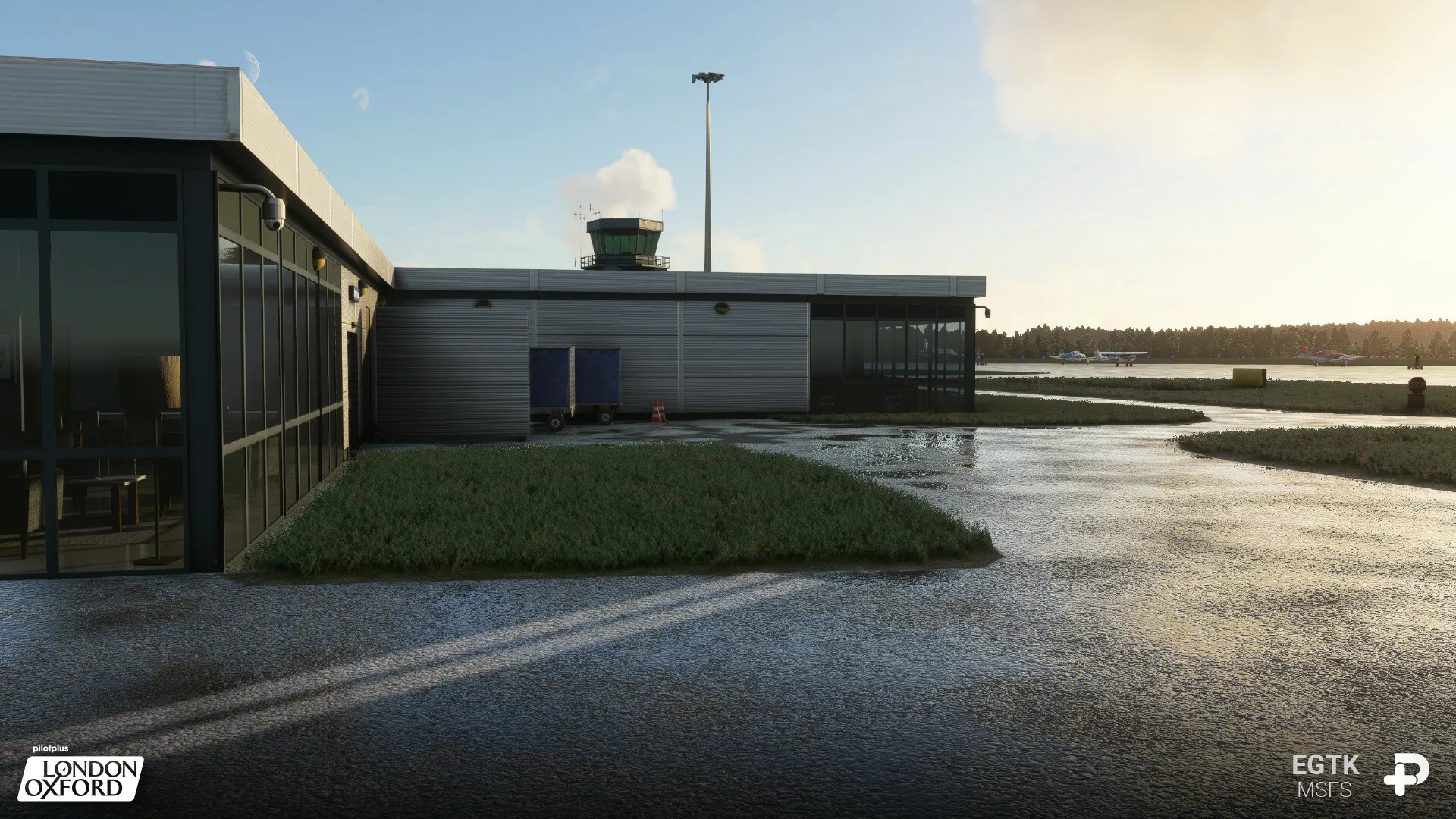Аэропорт EGTK ( Кидлингтон, Великобритания )