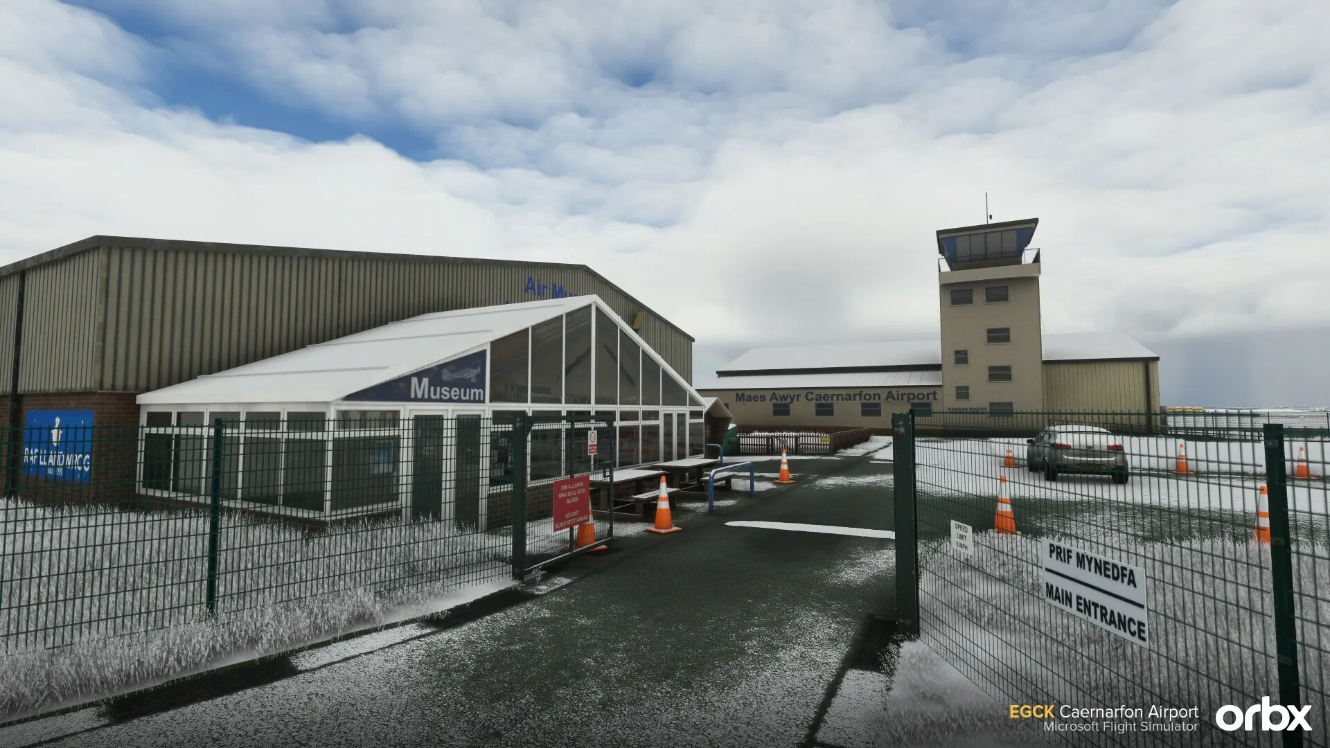 Аэропорт EGCK ( Карнарвон, Великобритания )