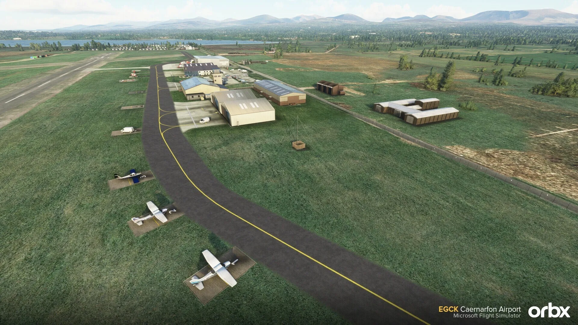 Аэропорт EGCK ( Карнарвон, Великобритания )