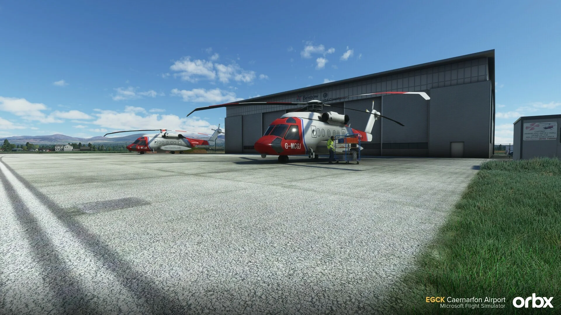 Аэропорт EGCK ( Карнарвон, Великобритания )